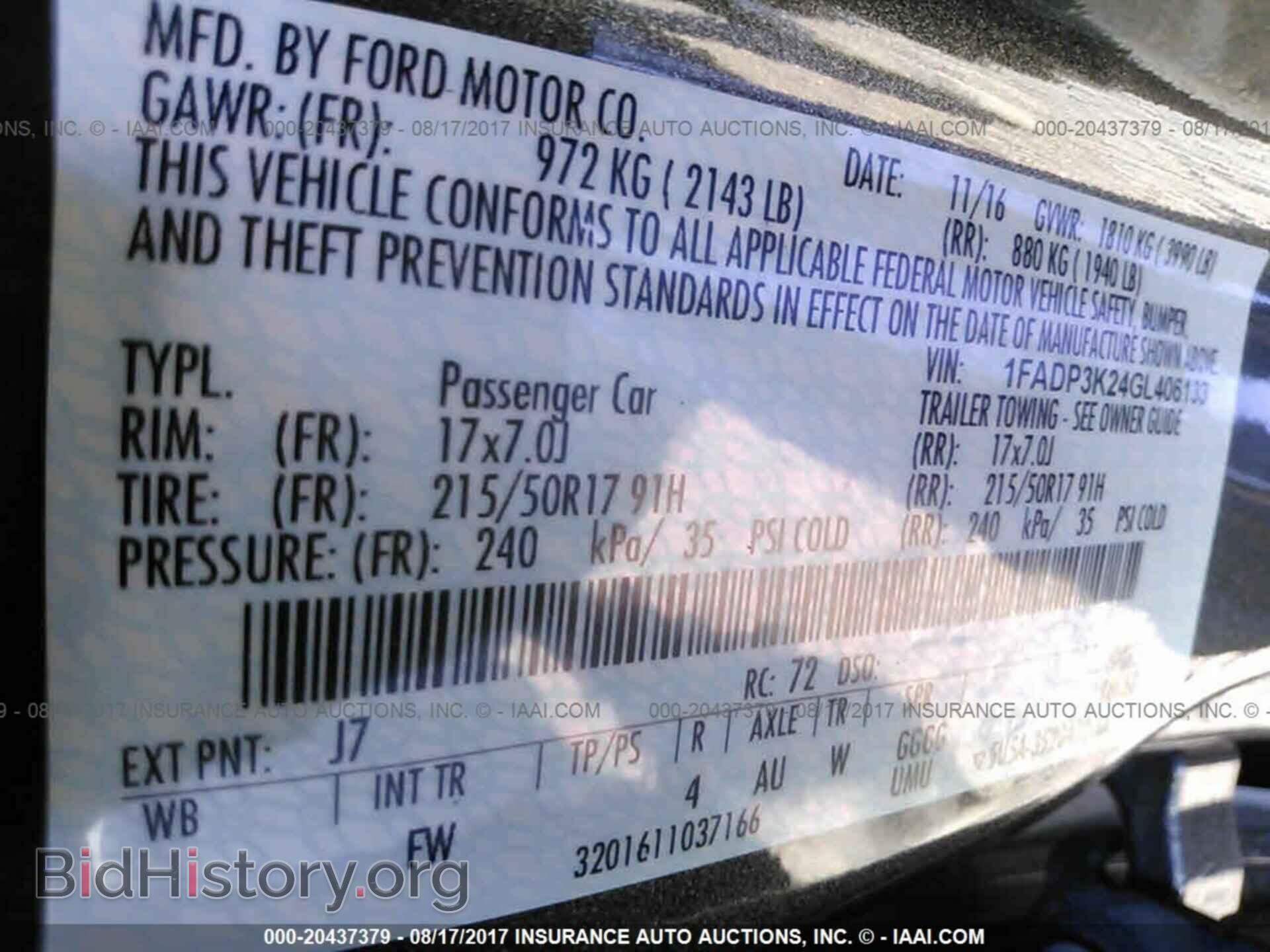 2016 Ford Focus - VIN: 1FADP3K24GL406133 - Photo 9