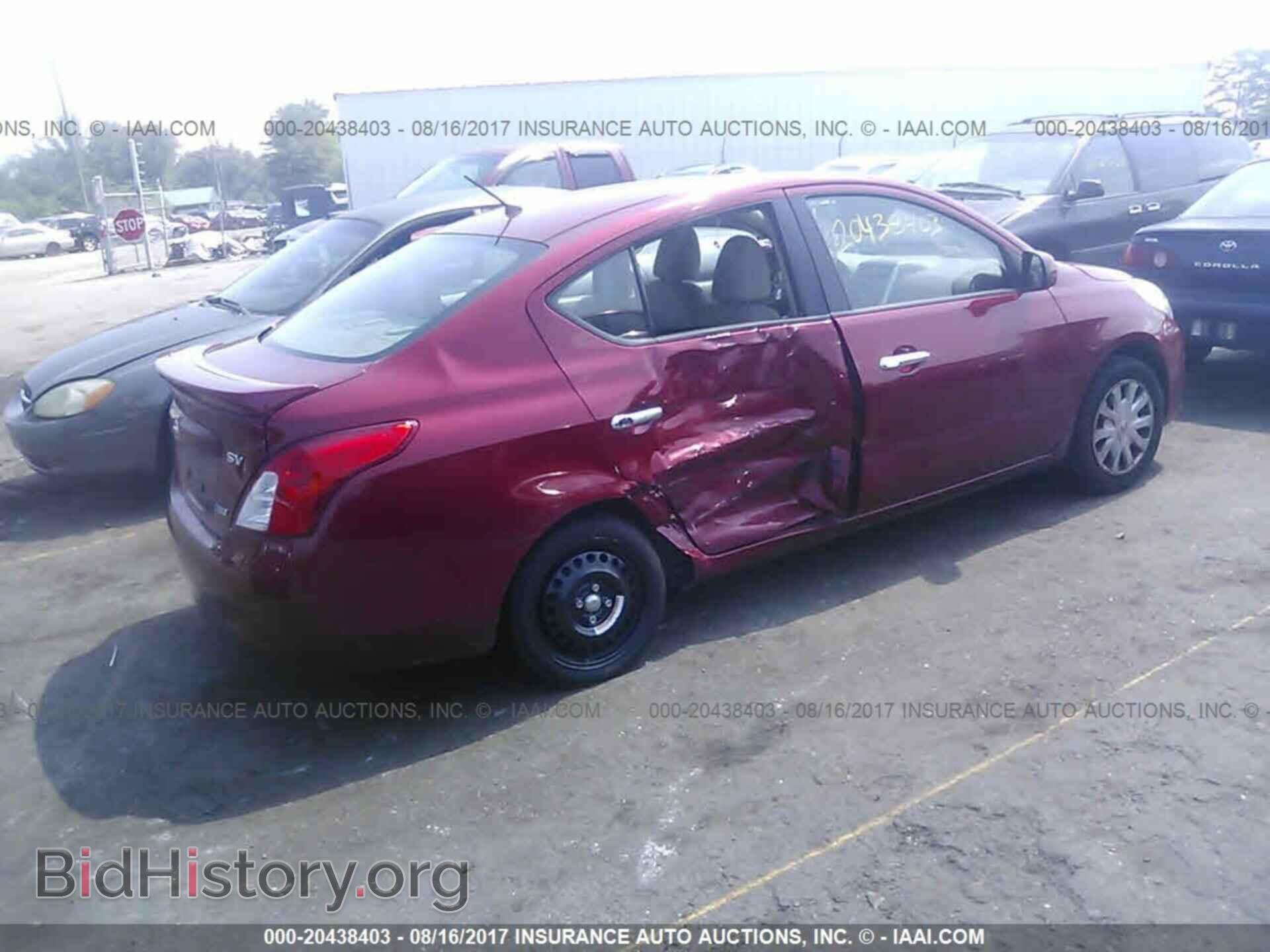 2014 Nissan Versa - VIN: 3N1CN7AP2EK460623 - Фото 4