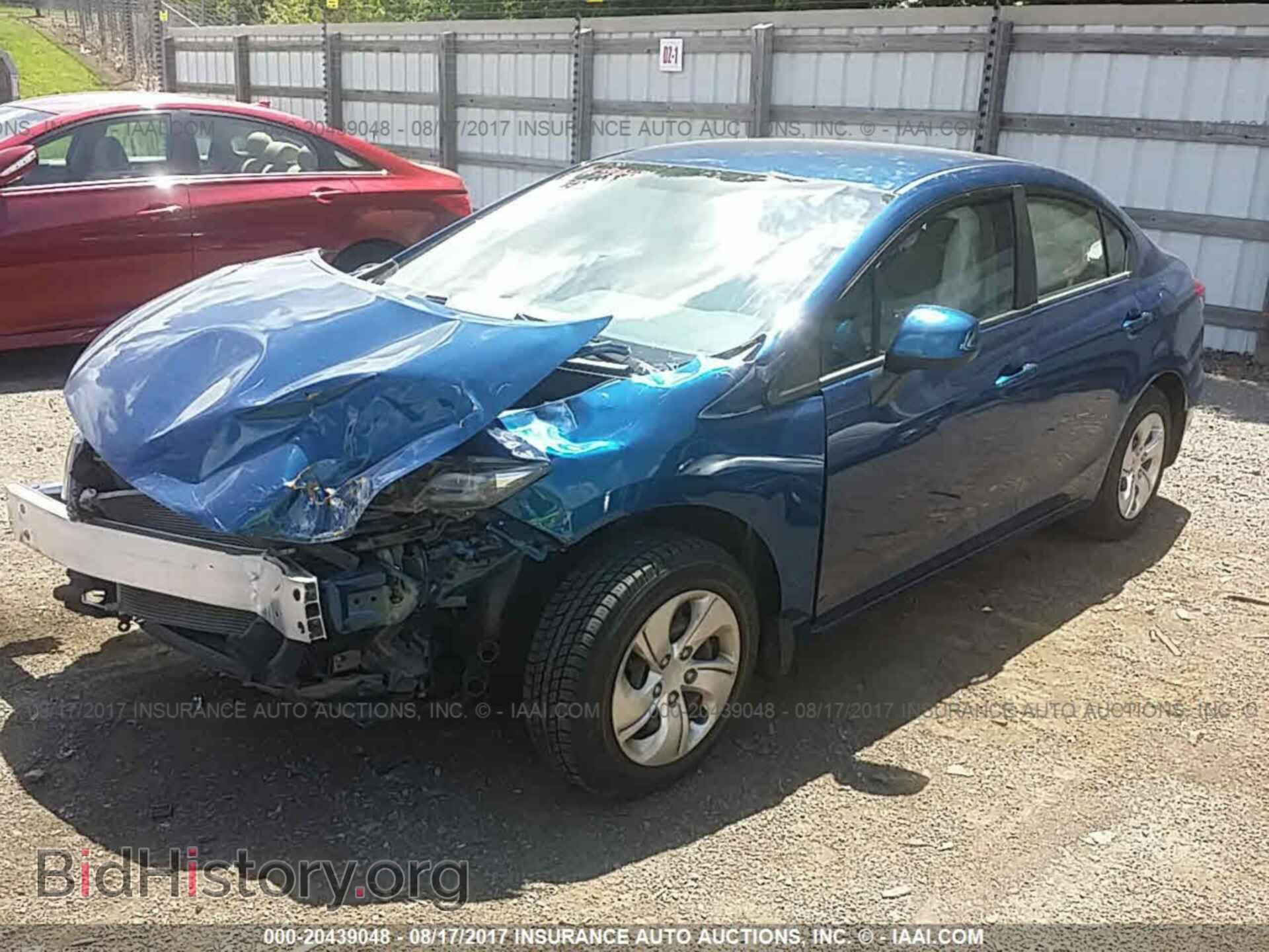 2013 Honda Civic - VIN: 19XFB2F54DE055566 - Фото 2