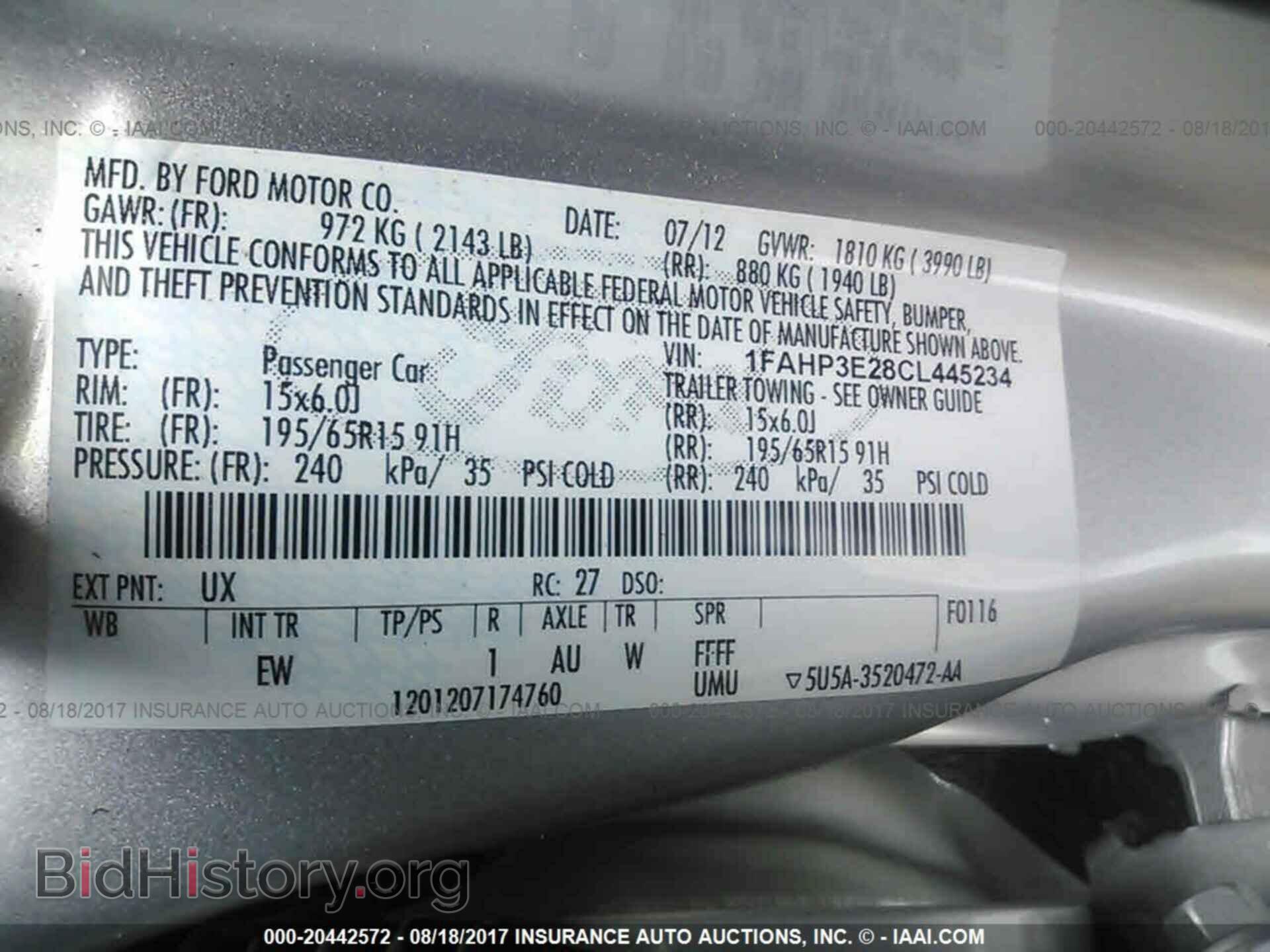 2012 Ford Focus - VIN: 1FAHP3E28CL445234 - Photo 9