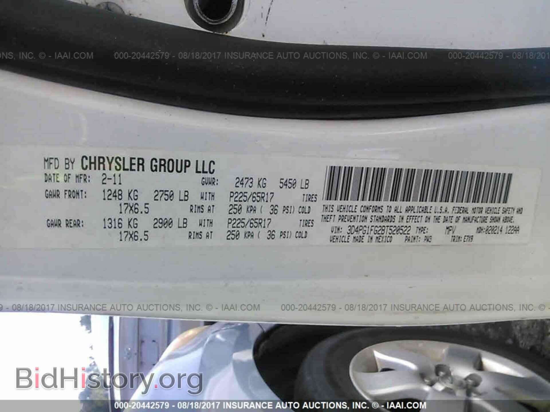 2011 Dodge Journey - VIN: 3D4PG1FG2BT520522 - Photo 9