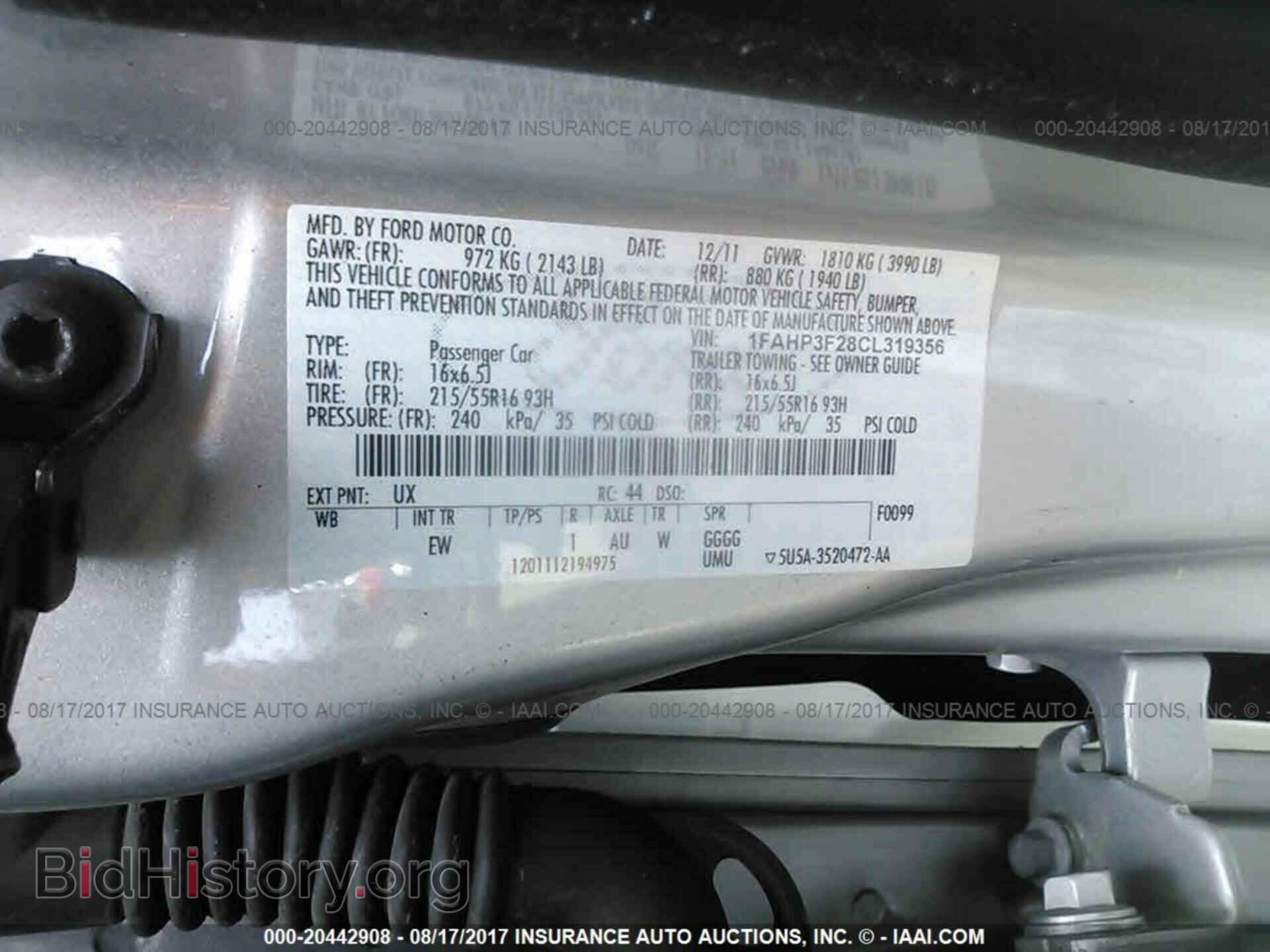 2012 Ford Focus - VIN: 1FAHP3F28CL319356 - Photo 9