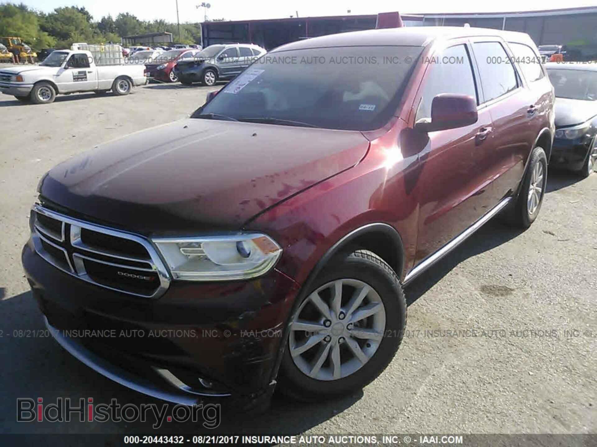 2014 Dodge Durango - VIN: 1C4RDHAG7EC405283 - Фото 2