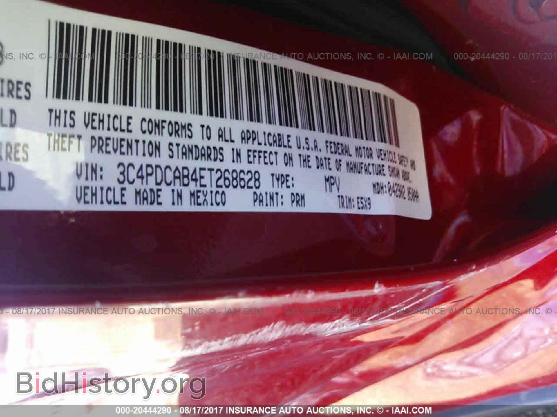 2014 Dodge Journey - VIN: 3C4PDCAB4ET268628 - Фото 9