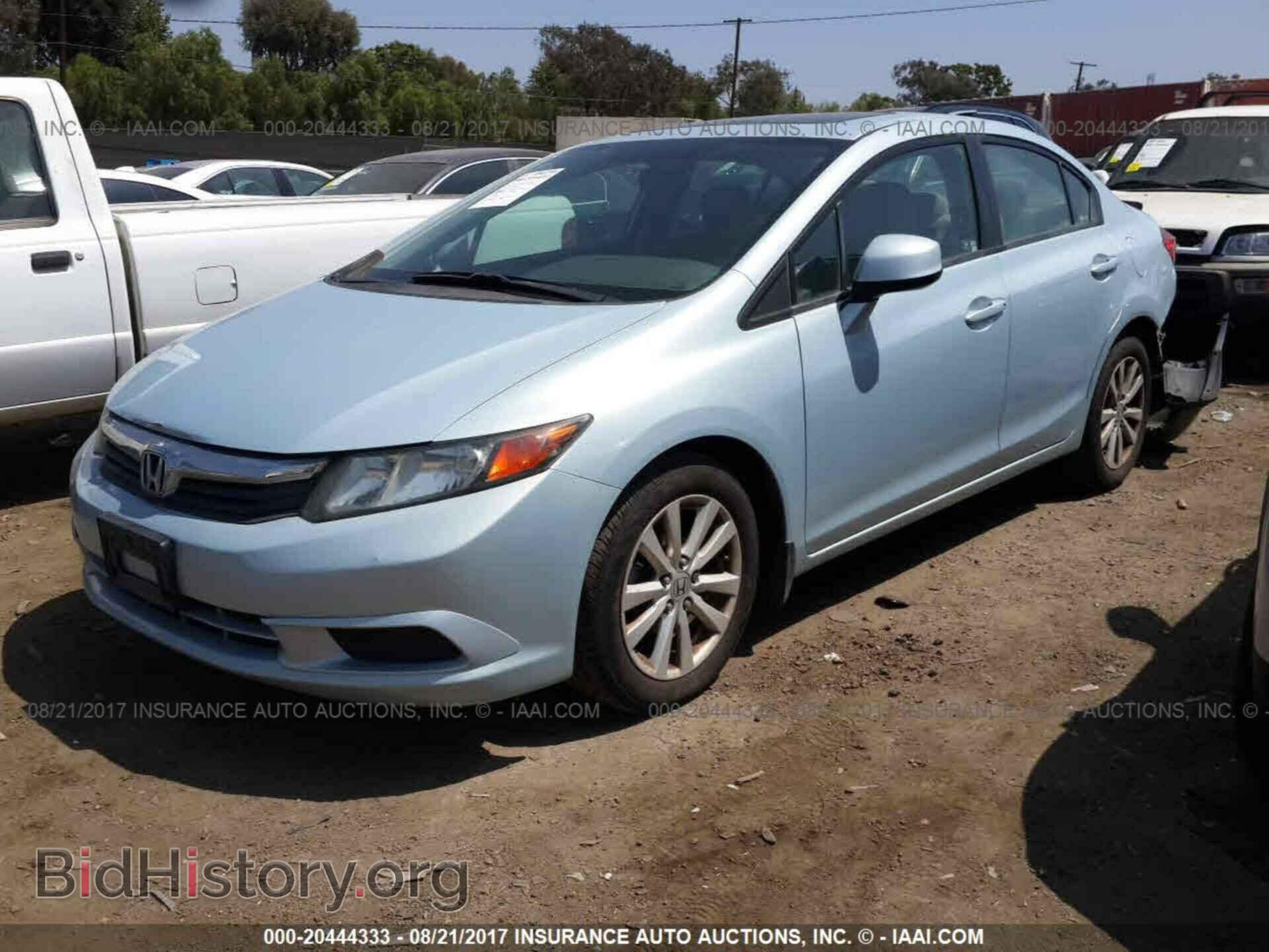 2012 Honda Civic - VIN: 19XFB2F83CE343894 - Фото 2