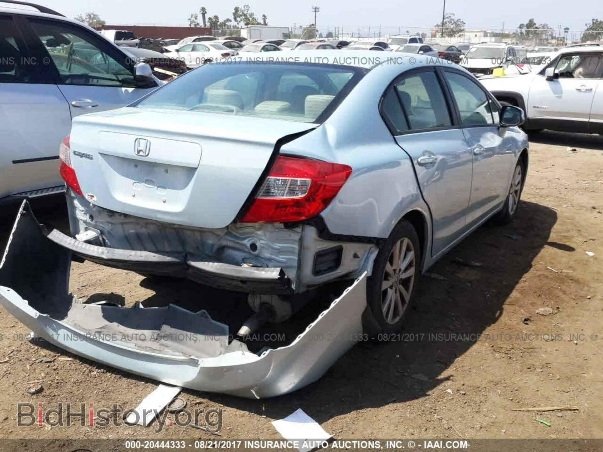 2012 Honda Civic - VIN: 19XFB2F83CE343894 - Фото 4