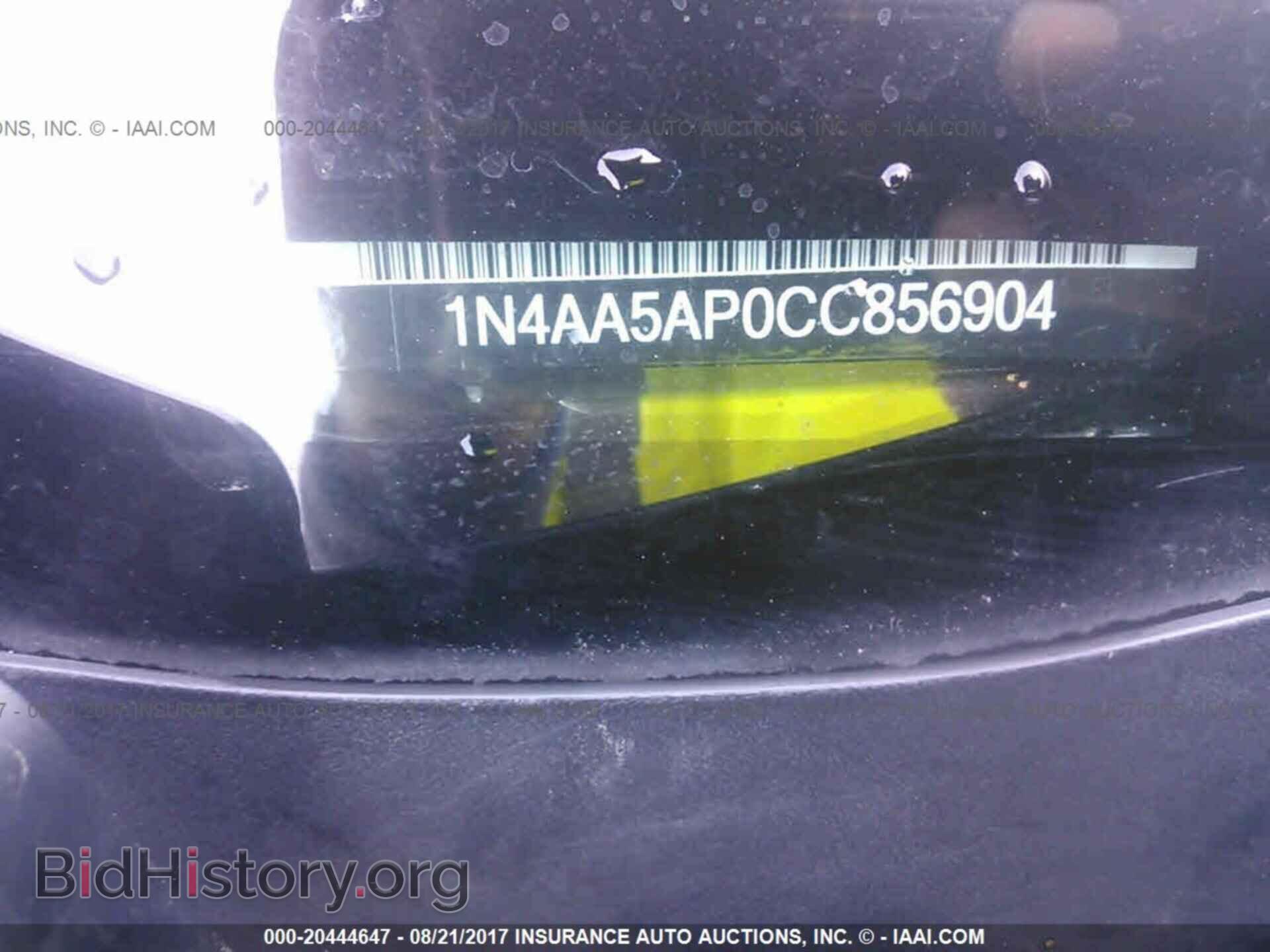 2012 Nissan Maxima - VIN: 1N4AA5AP0CC856904 - Фото 9