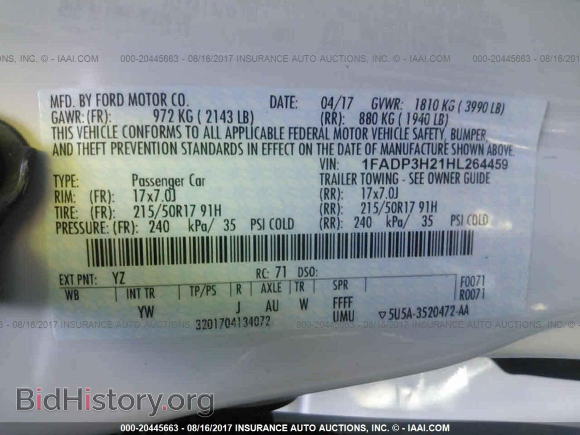 2017 Ford Focus - VIN: 1FADP3H21HL264459 - Photo 9