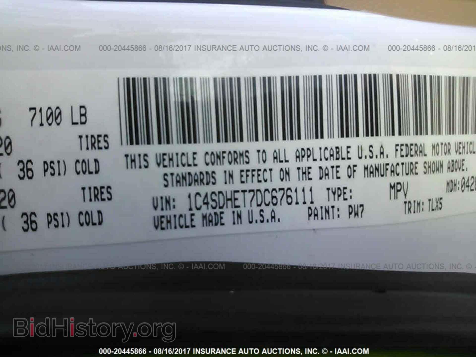 2013 Dodge Durango - VIN: 1C4SDHET7DC676111 - Фото 9