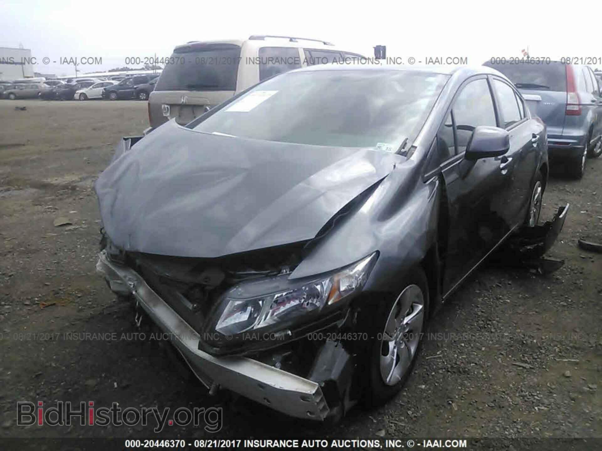 2013 Honda Civic - VIN: 19XFB2F51DE251609 - Фото 2