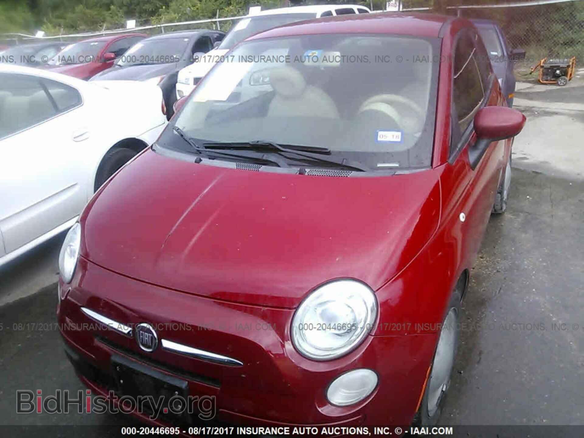 2012 Fiat 500 - VIN: 3C3CFFAR9CT348984 - Фото 2