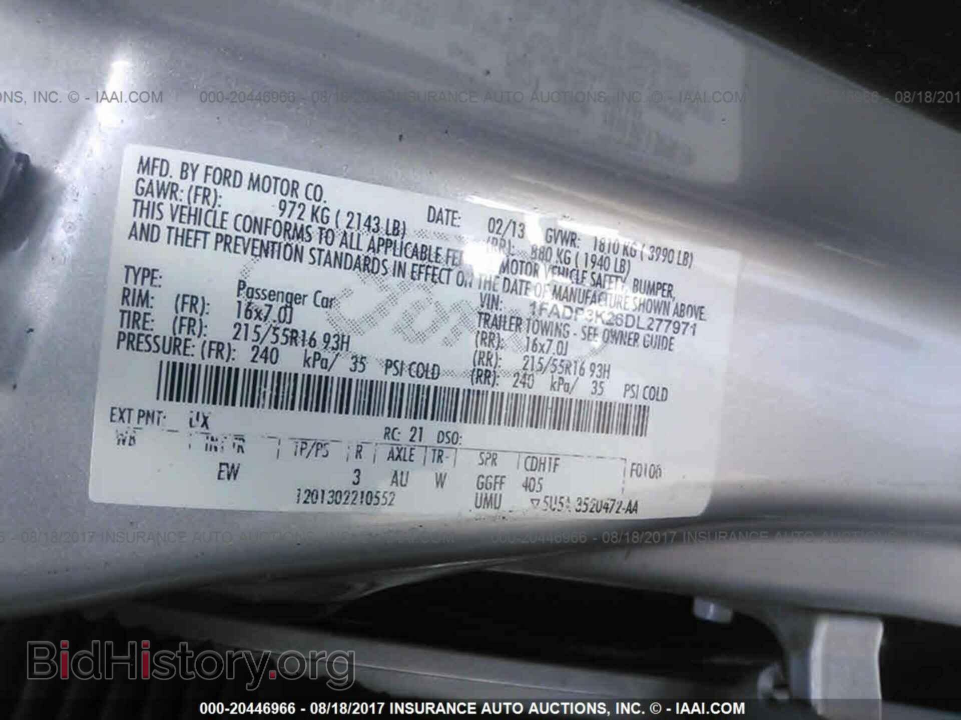 2013 Ford Focus - VIN: 1FADP3K26DL277971 - Фото 9
