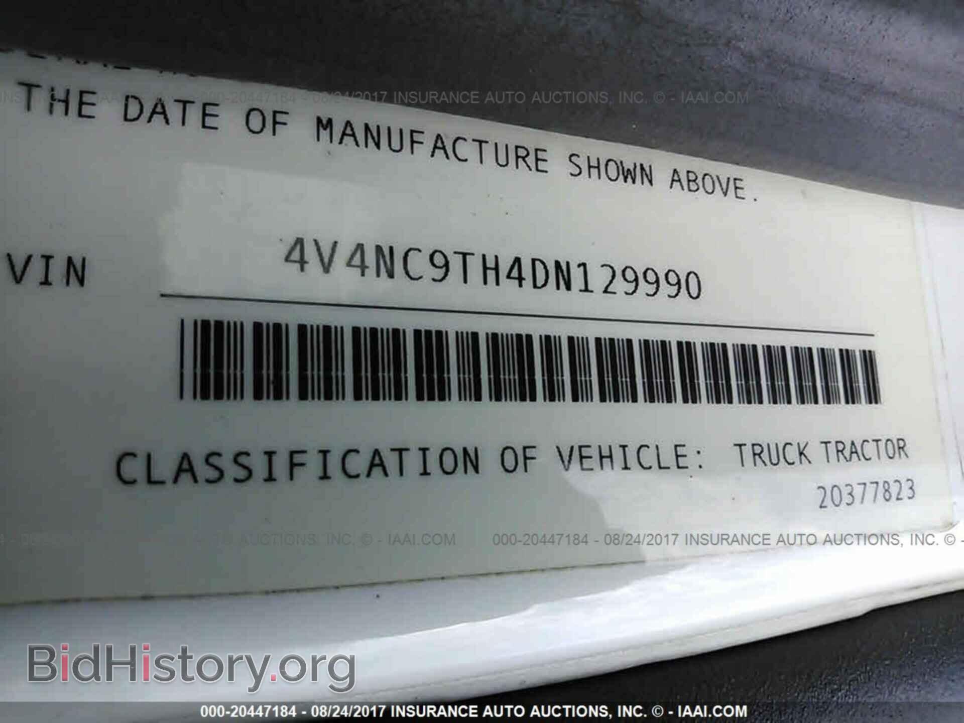 2013 Volvo Vnl - VIN: 4V4NC9TH4DN129990 - Фото 10