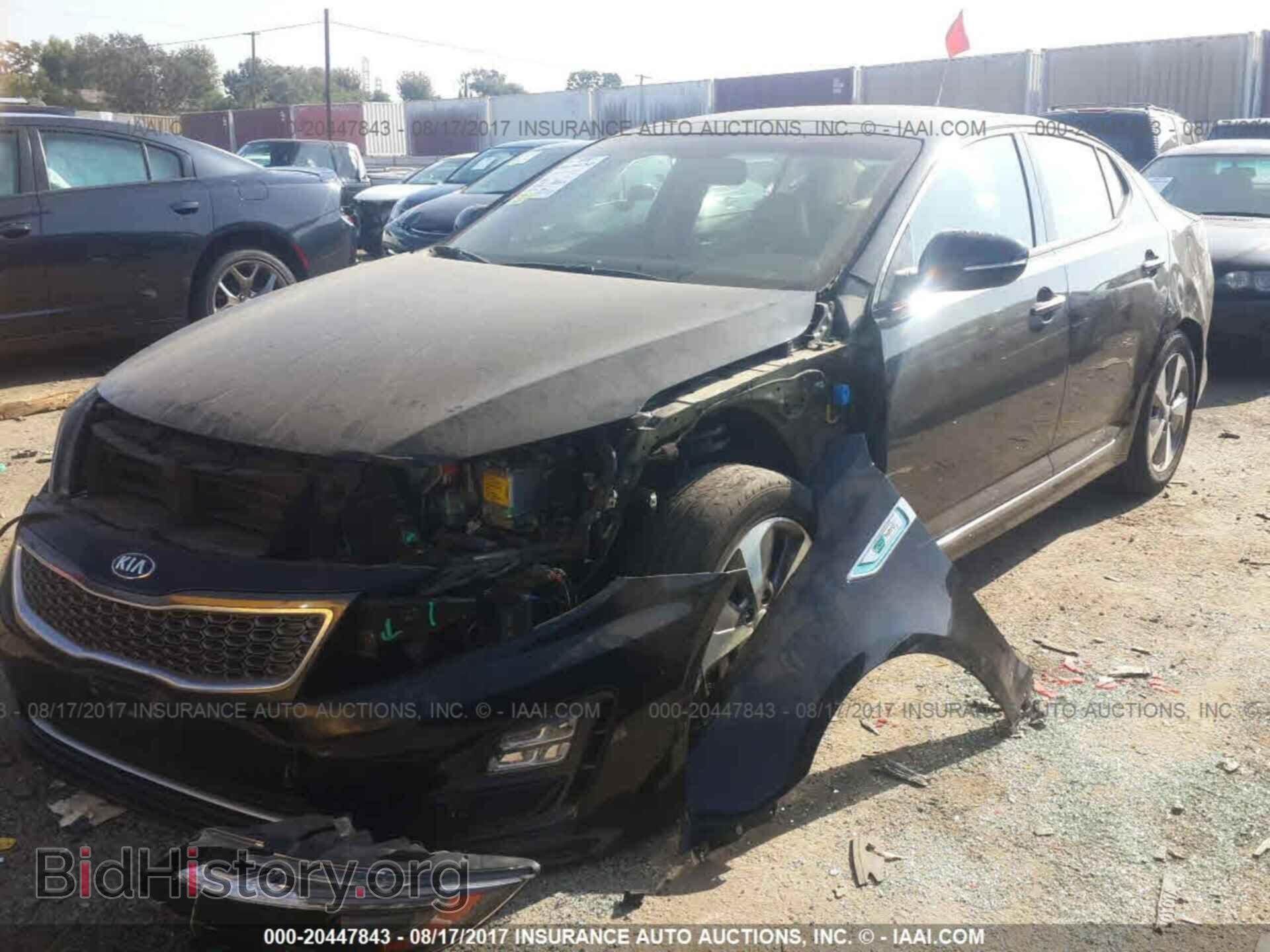 2014 Kia Optima - VIN: KNAGN4AD8E5067705 - Фото 2