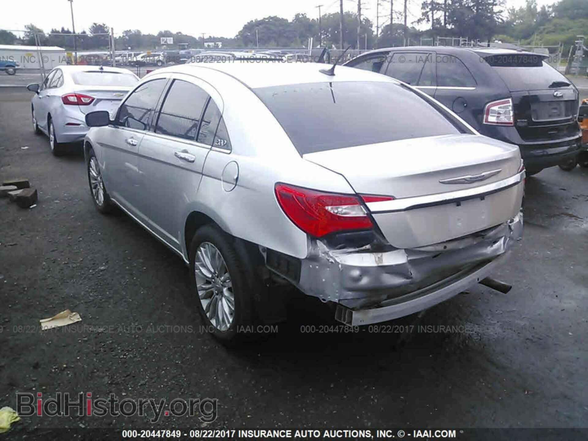 2012 Chrysler 200 - VIN: 1C3CCBCB9CN258056 - Фото 3