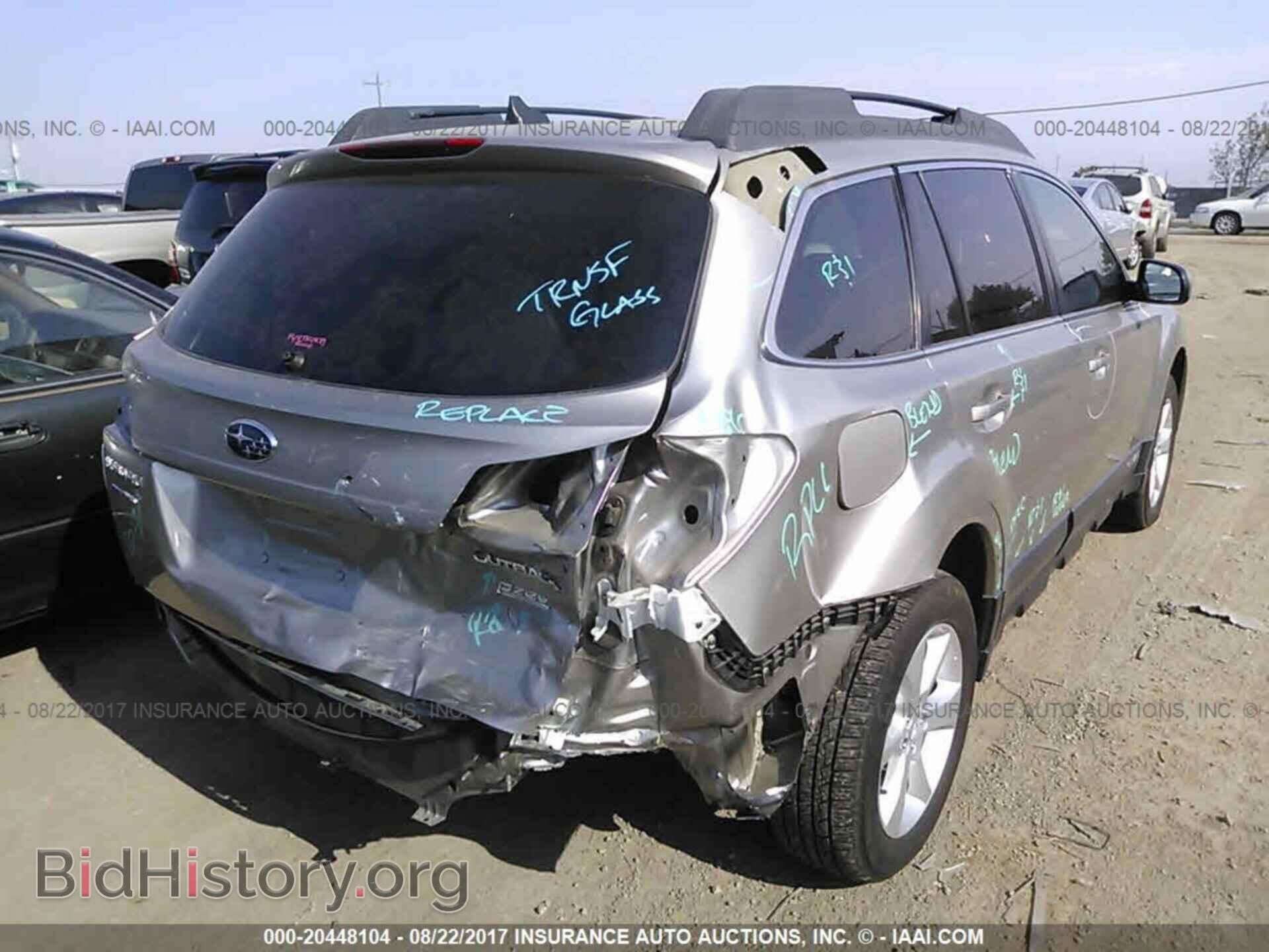 2014 Subaru Outback - VIN: 4S4BRBDC5E3229290 - Фото 4