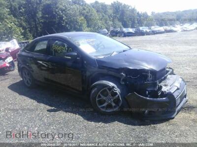 2014 Ford FOCUS, черный — VIN 1FADP3F22EL121891, IAAI