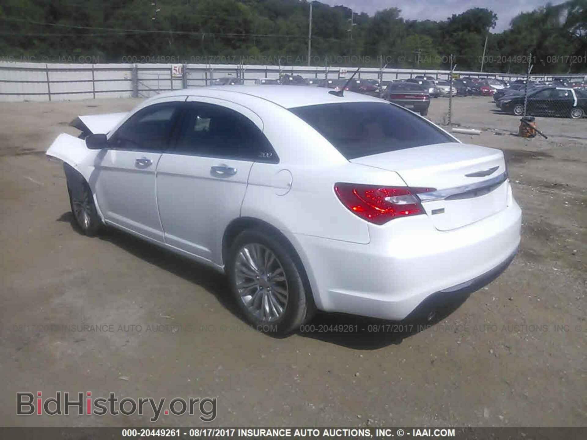 2012 Chrysler 200 - VIN: 1C3CCBCG8CN329369 - Фото 3