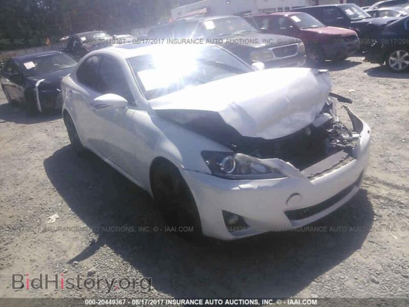 2012 Lexus IS (VIN JTHBE5C21C5029162) — photo 1 of 10, IAAI, damage: front end
