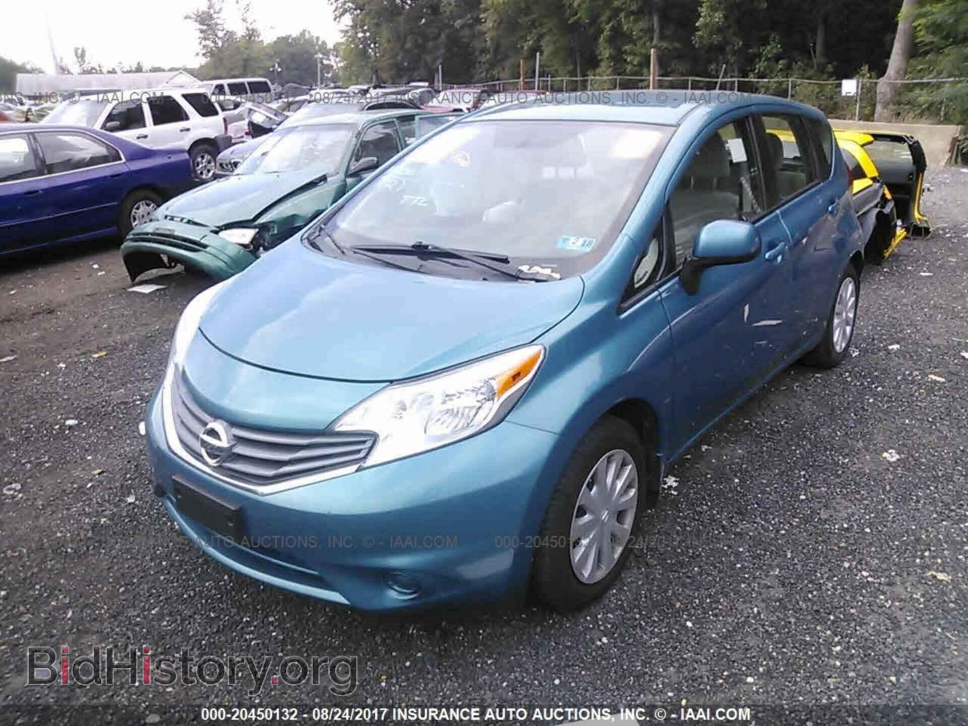 2014 Nissan Versa note - VIN: 3N1CE2CP2EL404238 - Фото 2