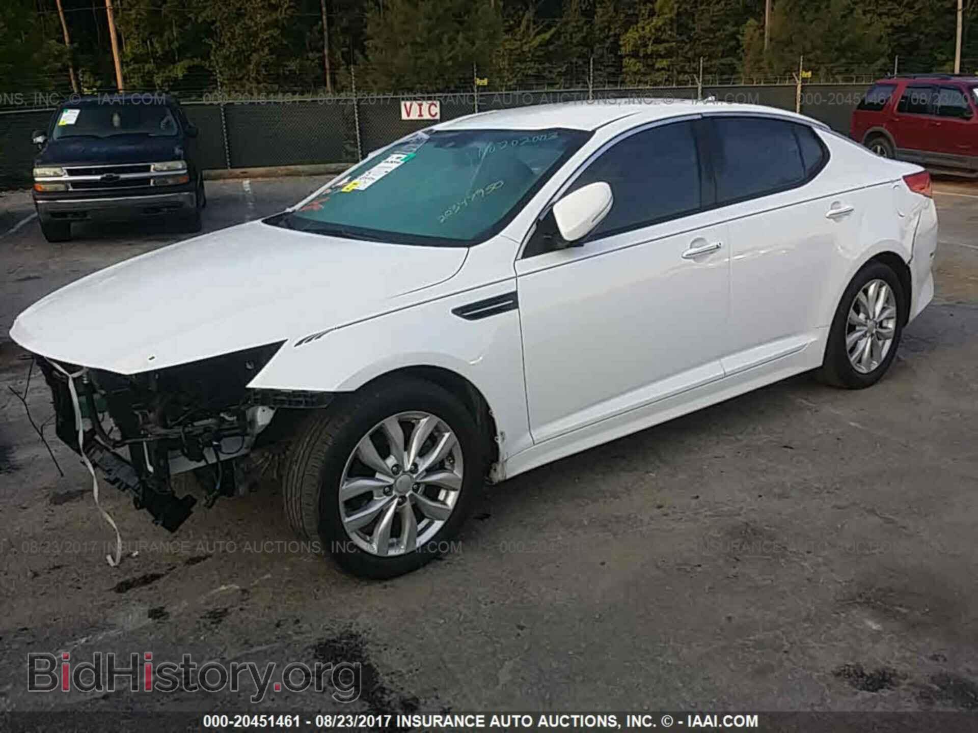2014 Kia Optima - VIN: 5XXGN4A71EG280892 - Photo 2