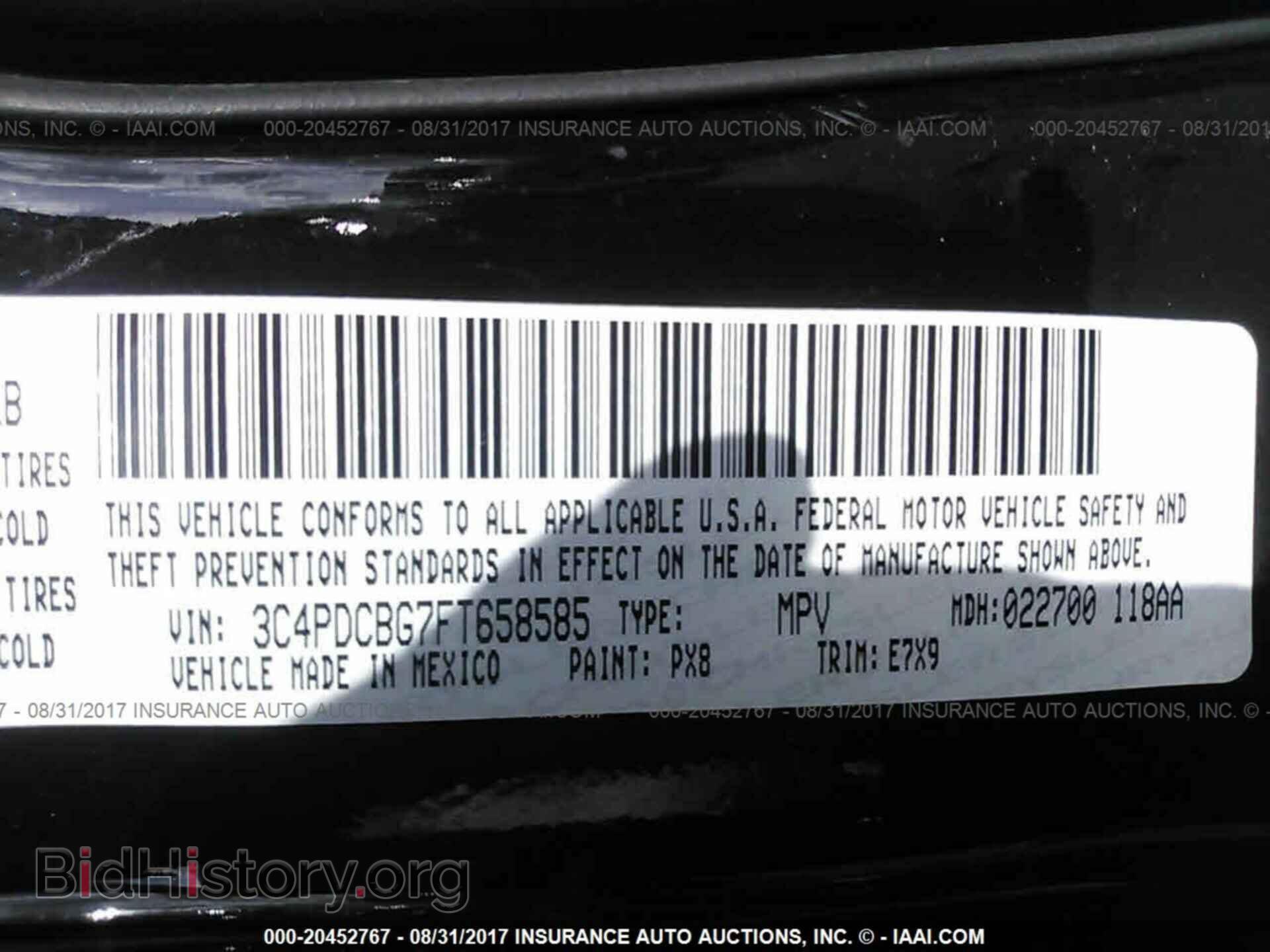 2015 Dodge Journey - VIN: 3C4PDCBG7FT658585 - Photo 9