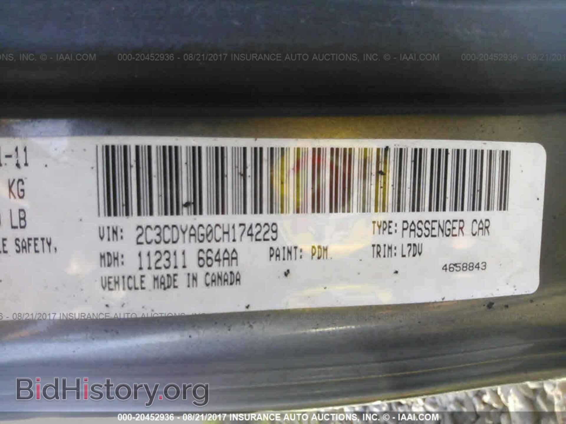 2012 Dodge Challenger - VIN: 2C3CDYAG0CH174229 - Photo 9