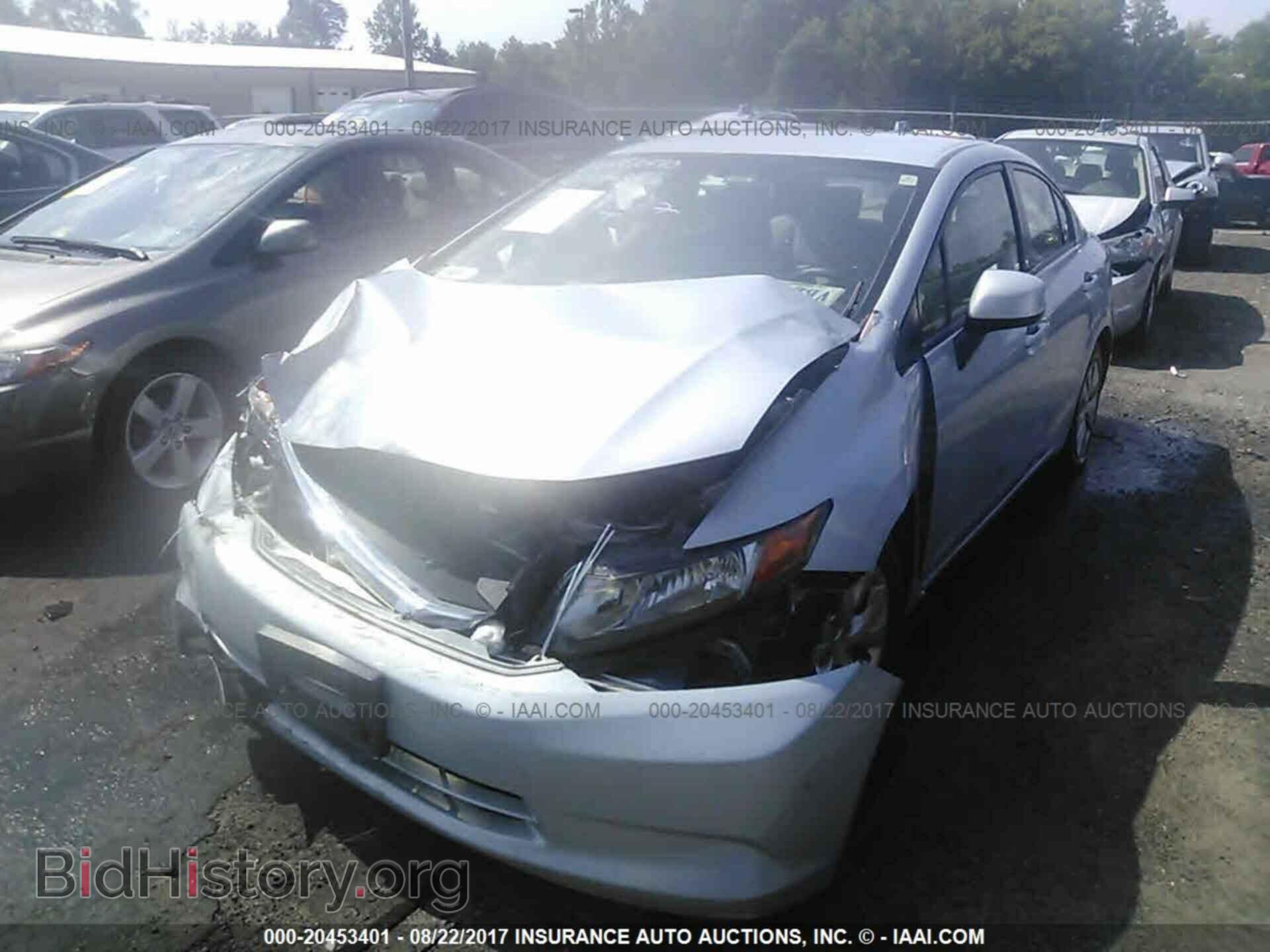 2012 Honda Civic - VIN: 19XFB2F55CE315147 - Фото 2