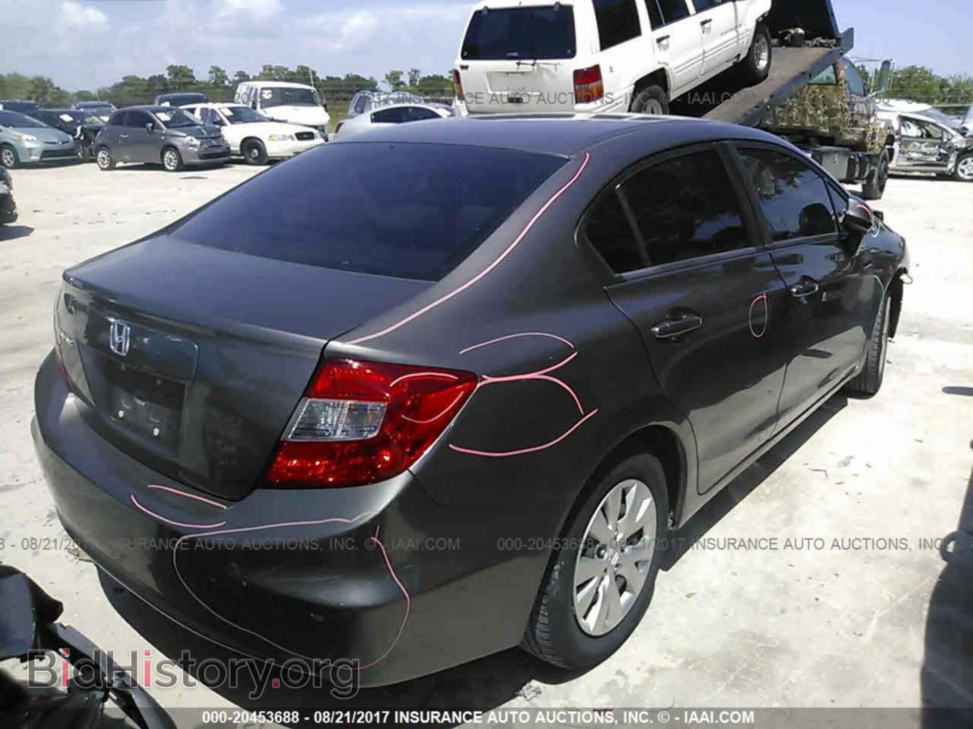 2012 Honda Civic - VIN: 19XFB2F50CE080334 - Фото 4