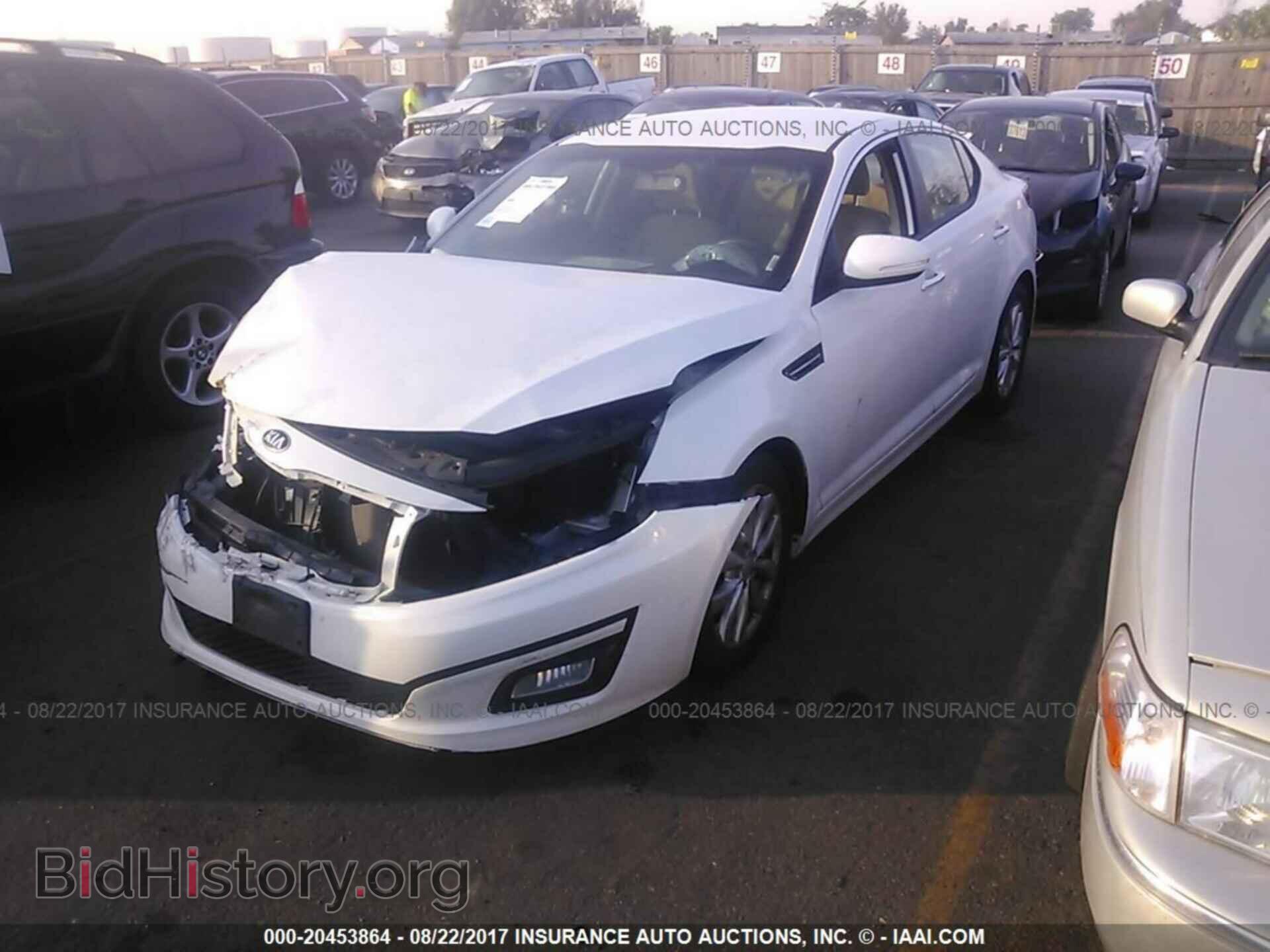 2014 Kia Optima - VIN: 5XXGM4A73EG346989 - Фото 2
