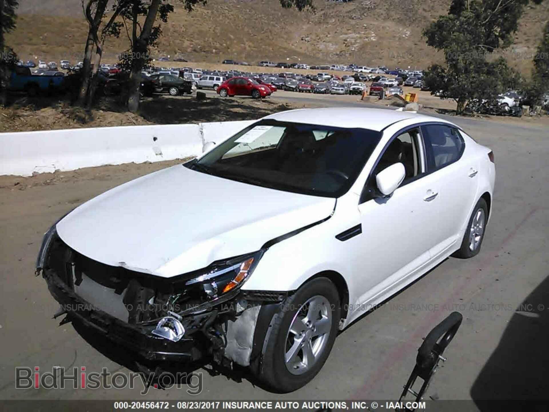 2015 Kia Optima - VIN: KNAGM4A70F5576752 - Фото 2