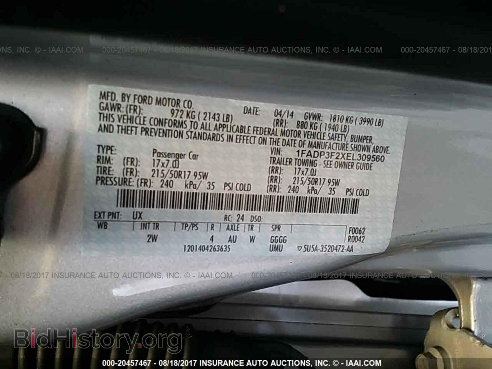 2014 Ford Focus - VIN: 1FADP3F2XEL309560 - Photo 9