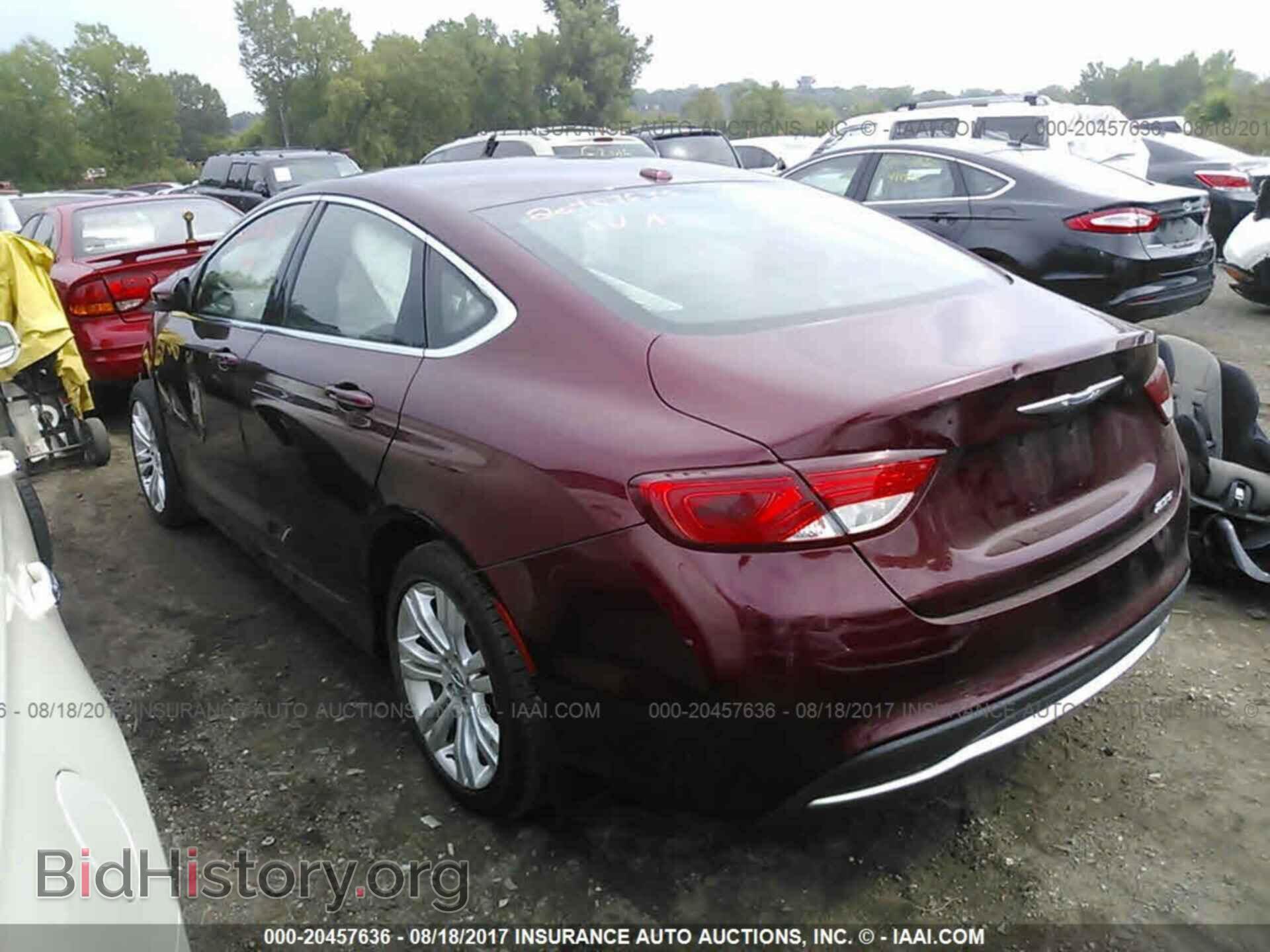 2015 Chrysler 200 - VIN: 1C3CCCAB3FN609847 - Фото 3