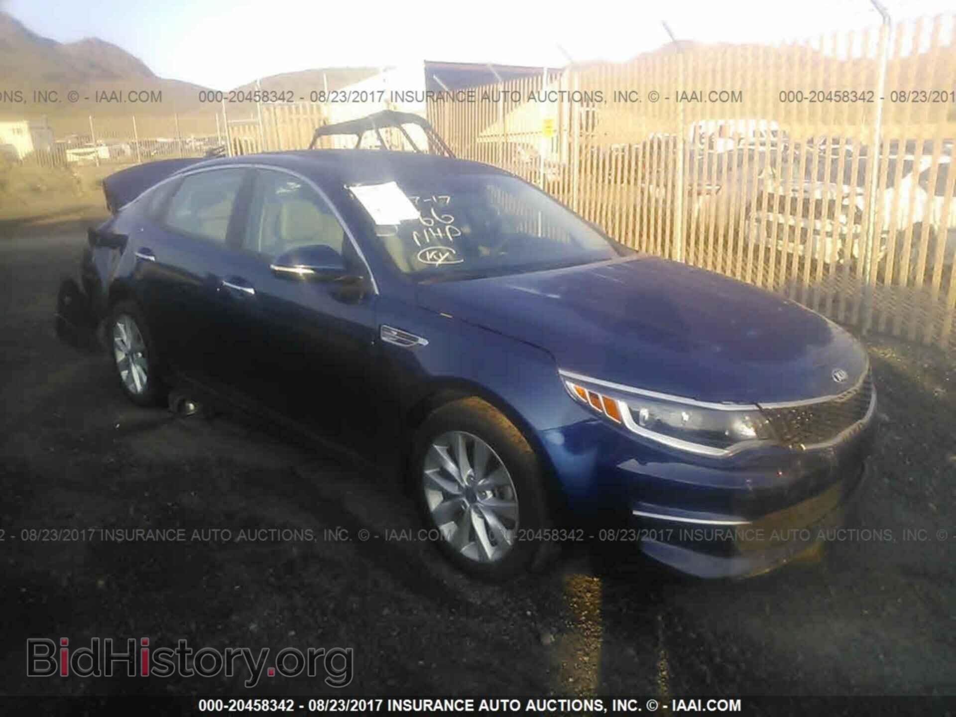 Фотография 5XXGT4L37GG008673 - Kia Optima 2016