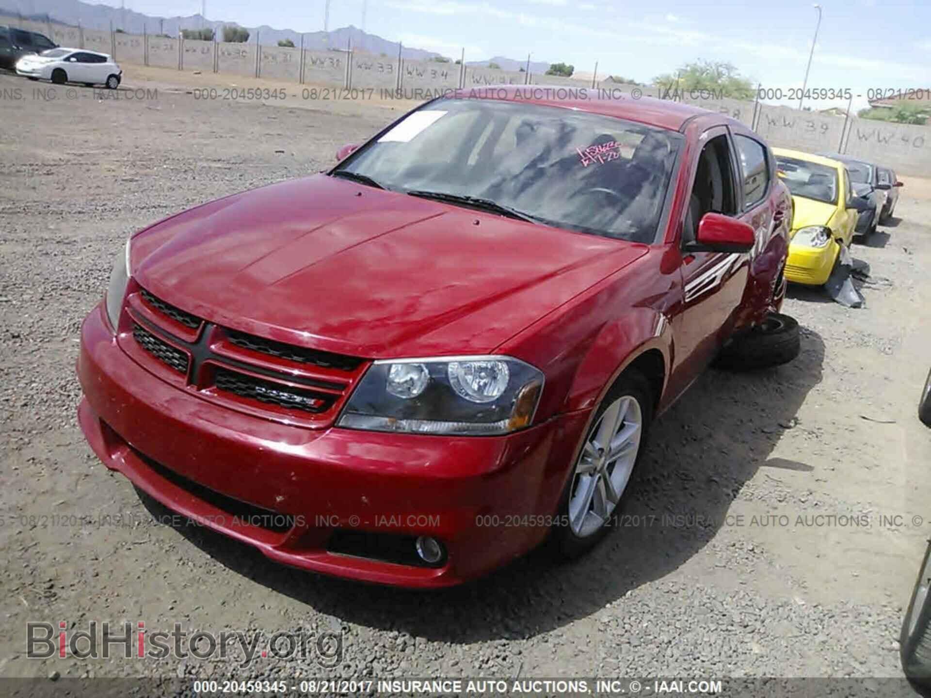 2013 Dodge Avenger - VIN: 1C3CDZCG2DN586230 - Фото 2