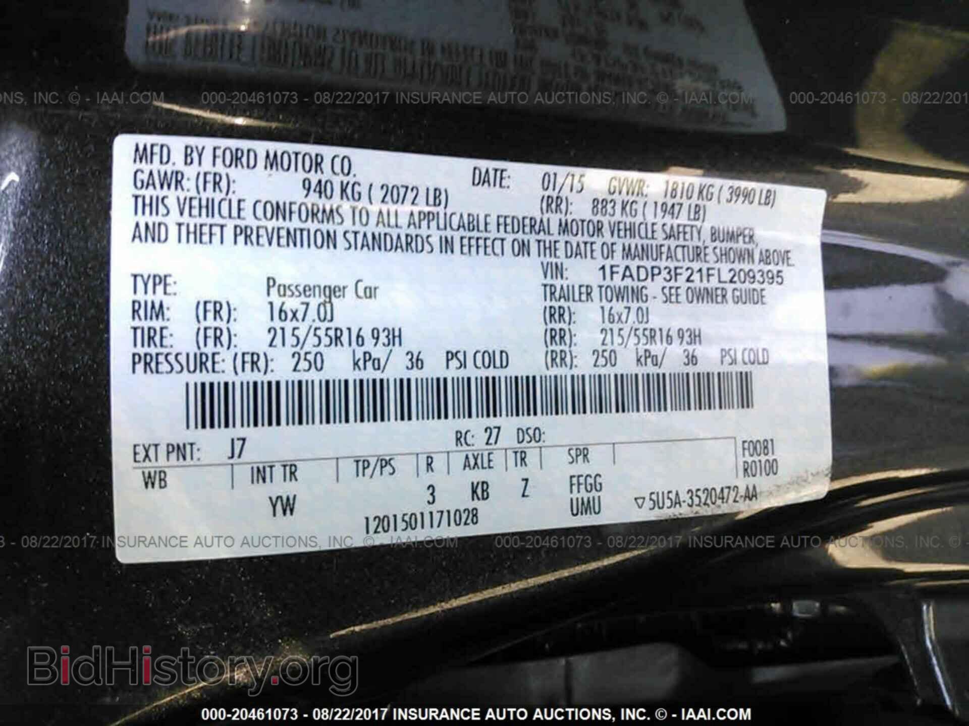 2015 Ford Focus - VIN: 1FADP3F21FL209395 - Photo 9