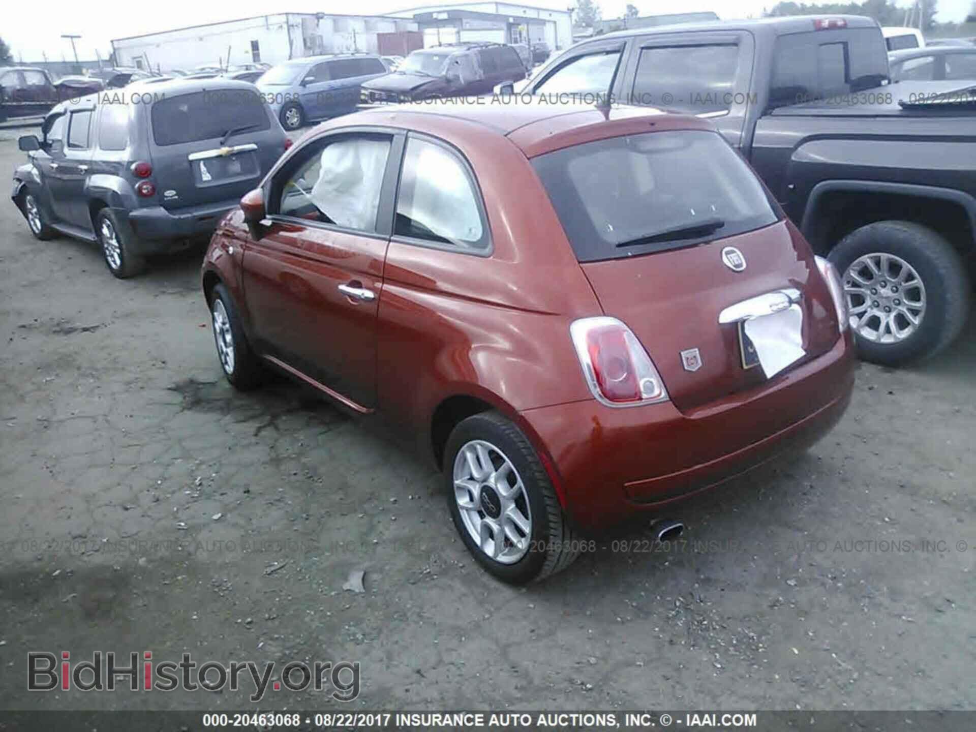 2013 Fiat 500 - VIN: 3C3CFFAR1DT592016 - Фото 3