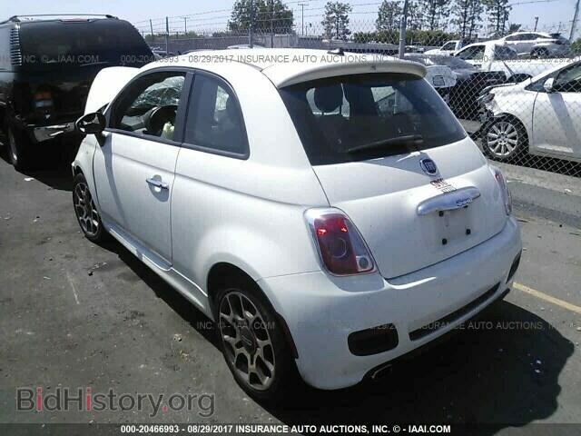 2012 Fiat 500 - VIN: 3C3CFFBR2CT104382 - Фото 3