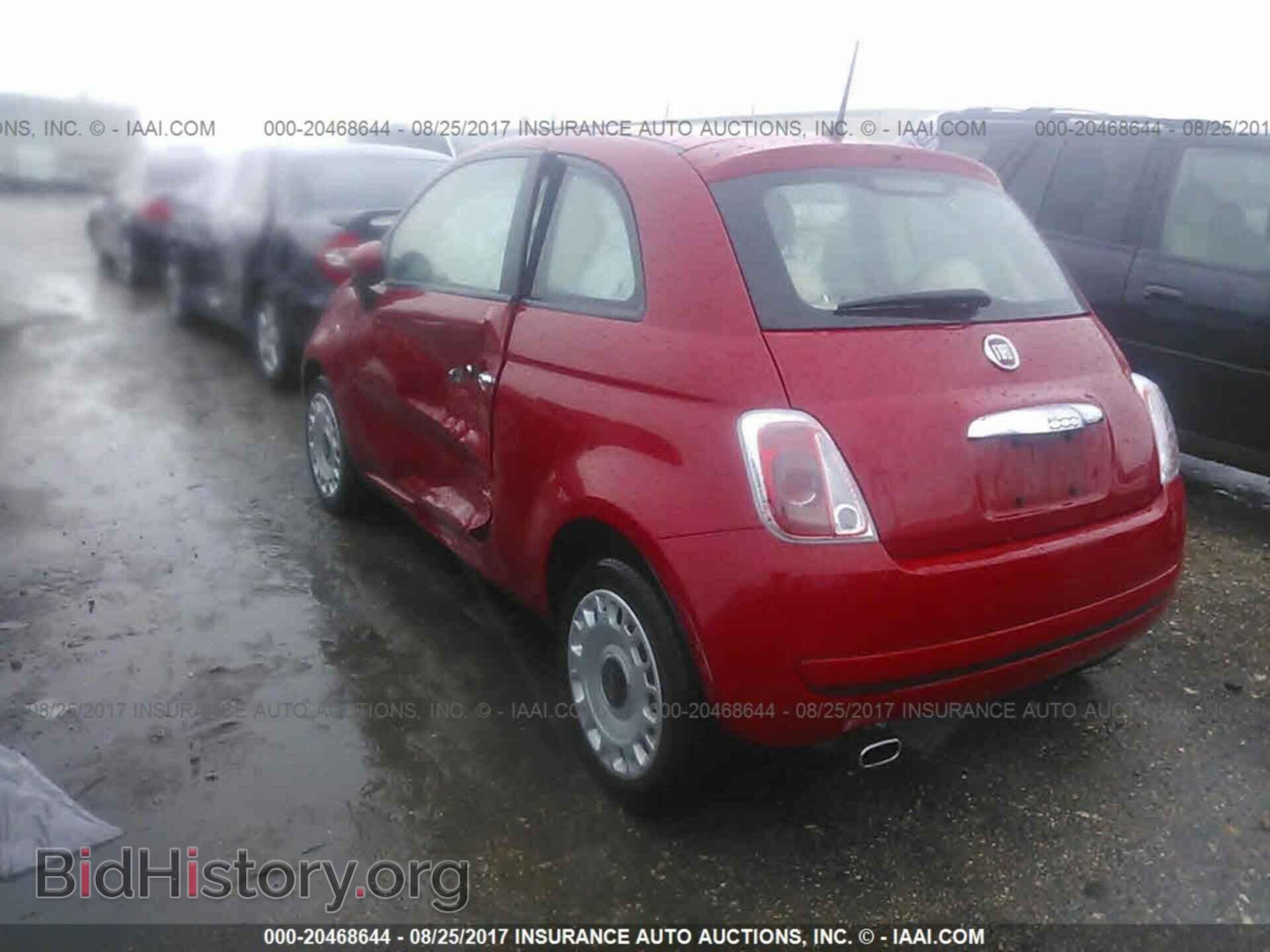 2013 Fiat 500 - VIN: 3C3CFFAR4DT570110 - Фото 3