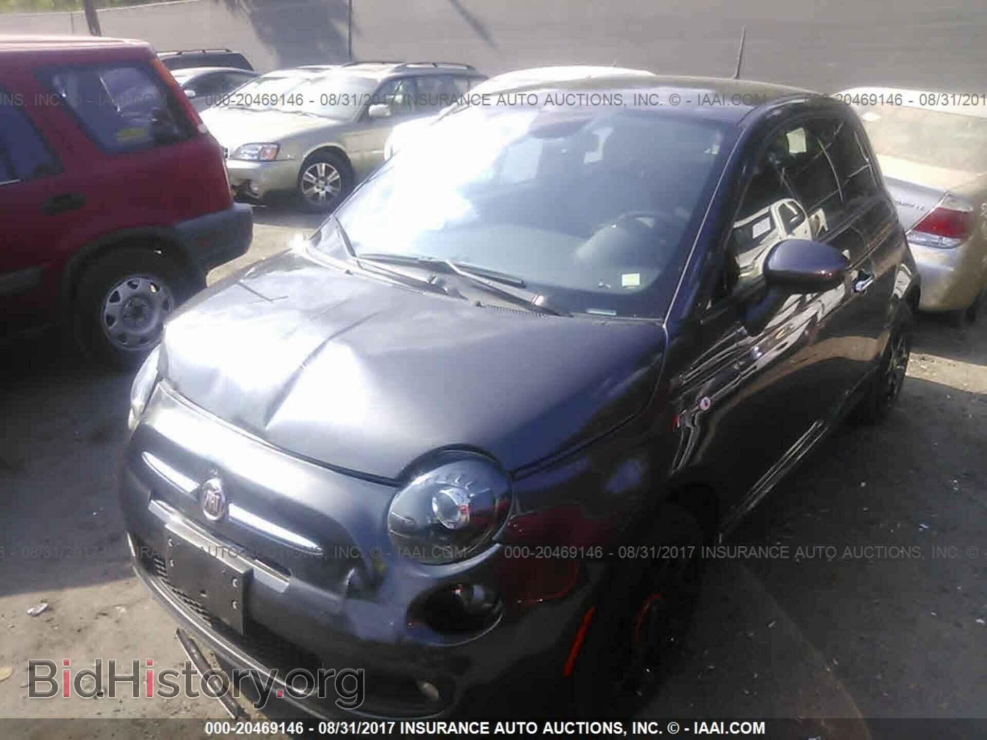 2015 Fiat 500 - VIN: 3C3CFFBR9FT755822 - Фото 2