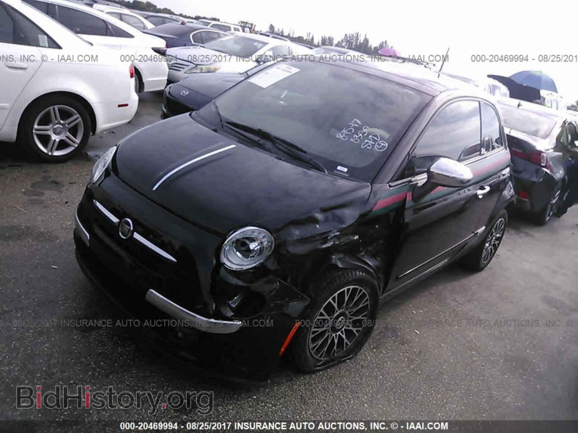 2012 Fiat 500 - VIN: 3C3CFFCR0CT280359 - Фото 2