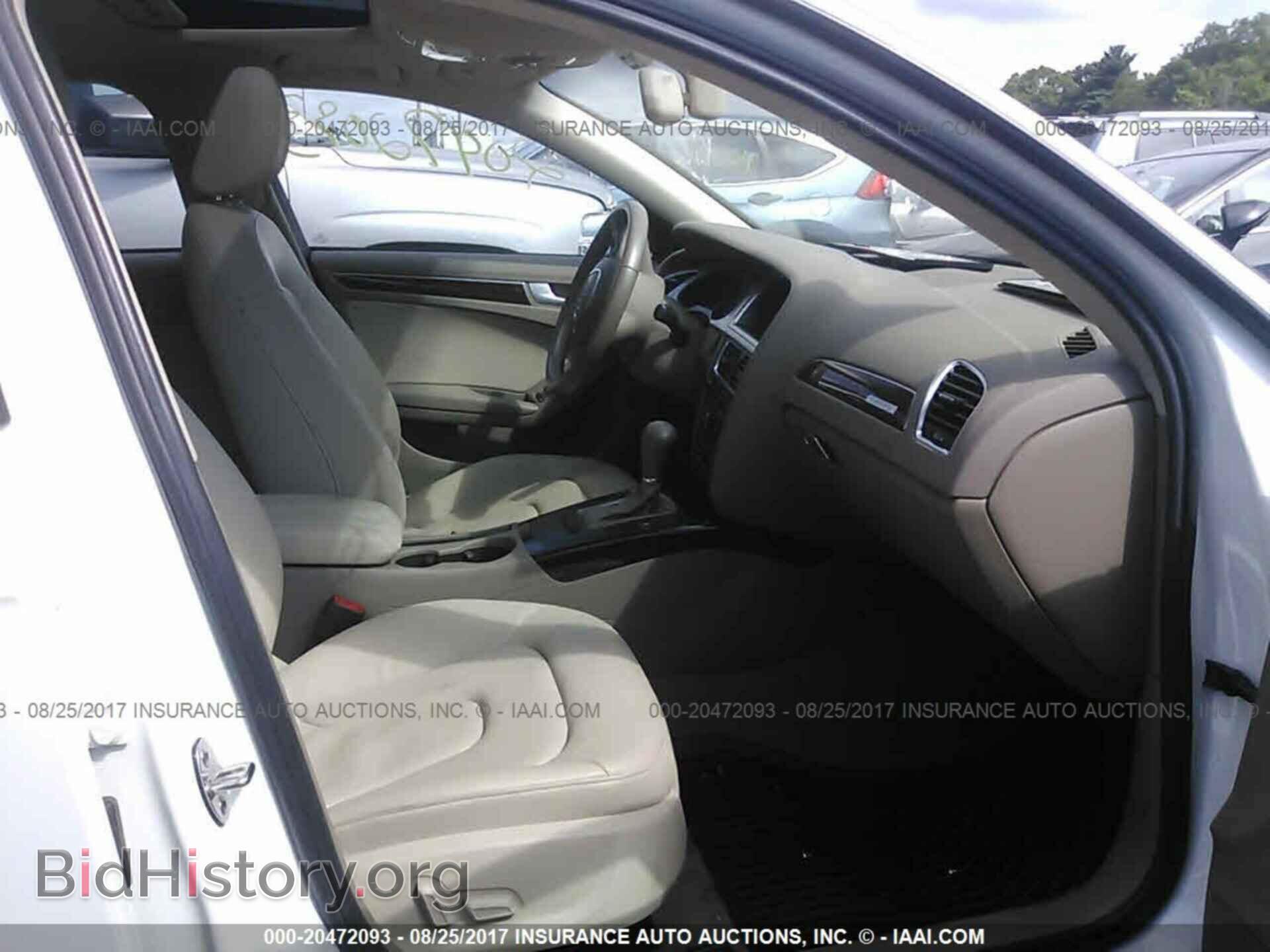 2012 Audi A4 - VIN: WAUBFAFL8CA118551 - Photo 5
