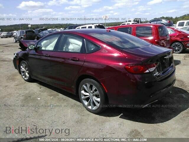 2015 Chrysler 200 - VIN: 1C3CCCBB0FN669809 - Photo 3