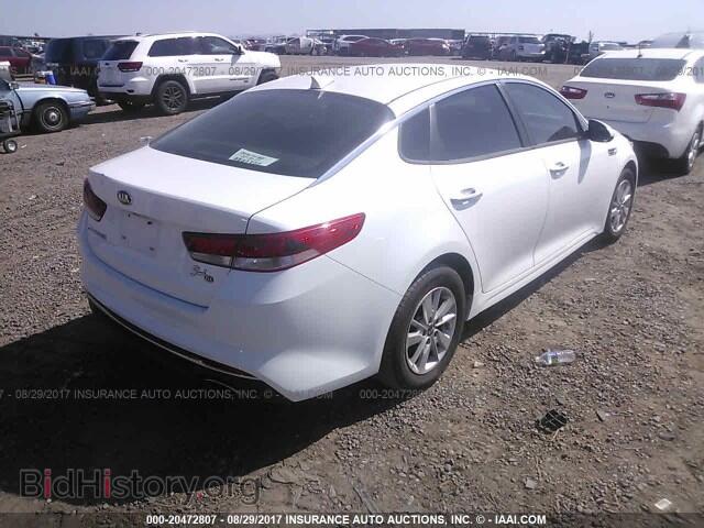 2016 Kia Optima - VIN: 5XXGT4L35GG057600 - Фото 4
