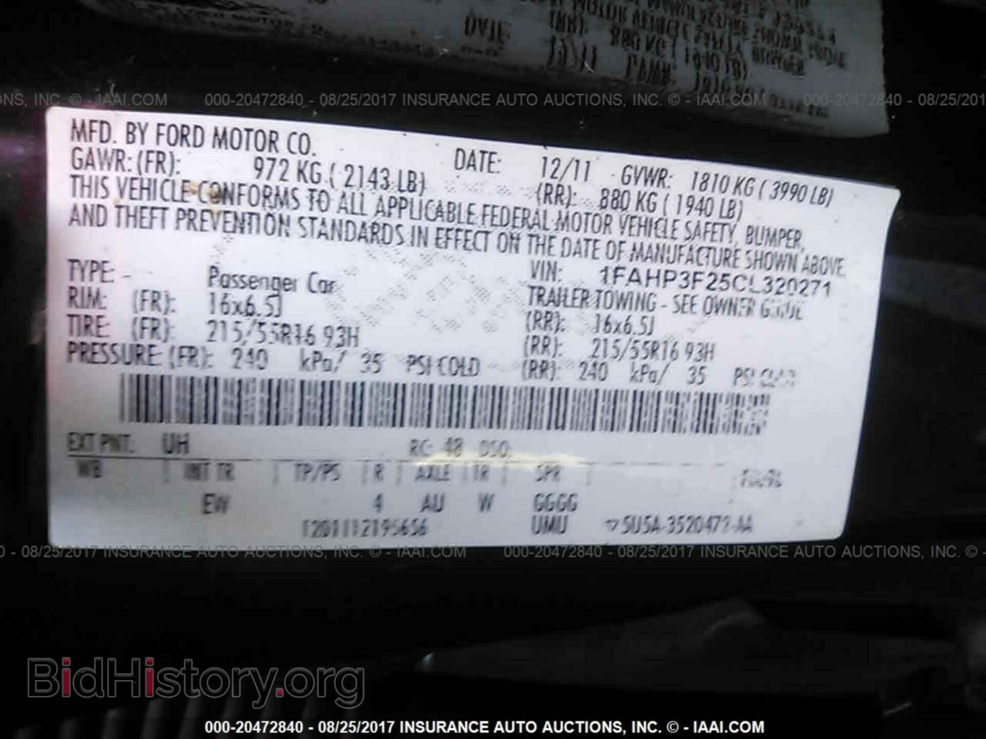 2012 Ford Focus - VIN: 1FAHP3F25CL320271 - Photo 9