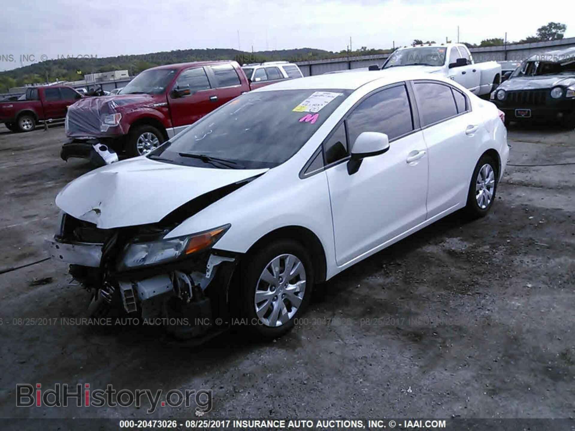 2012 Honda Civic - VIN: 2HGFB2F5XCH502972 - Photo 2