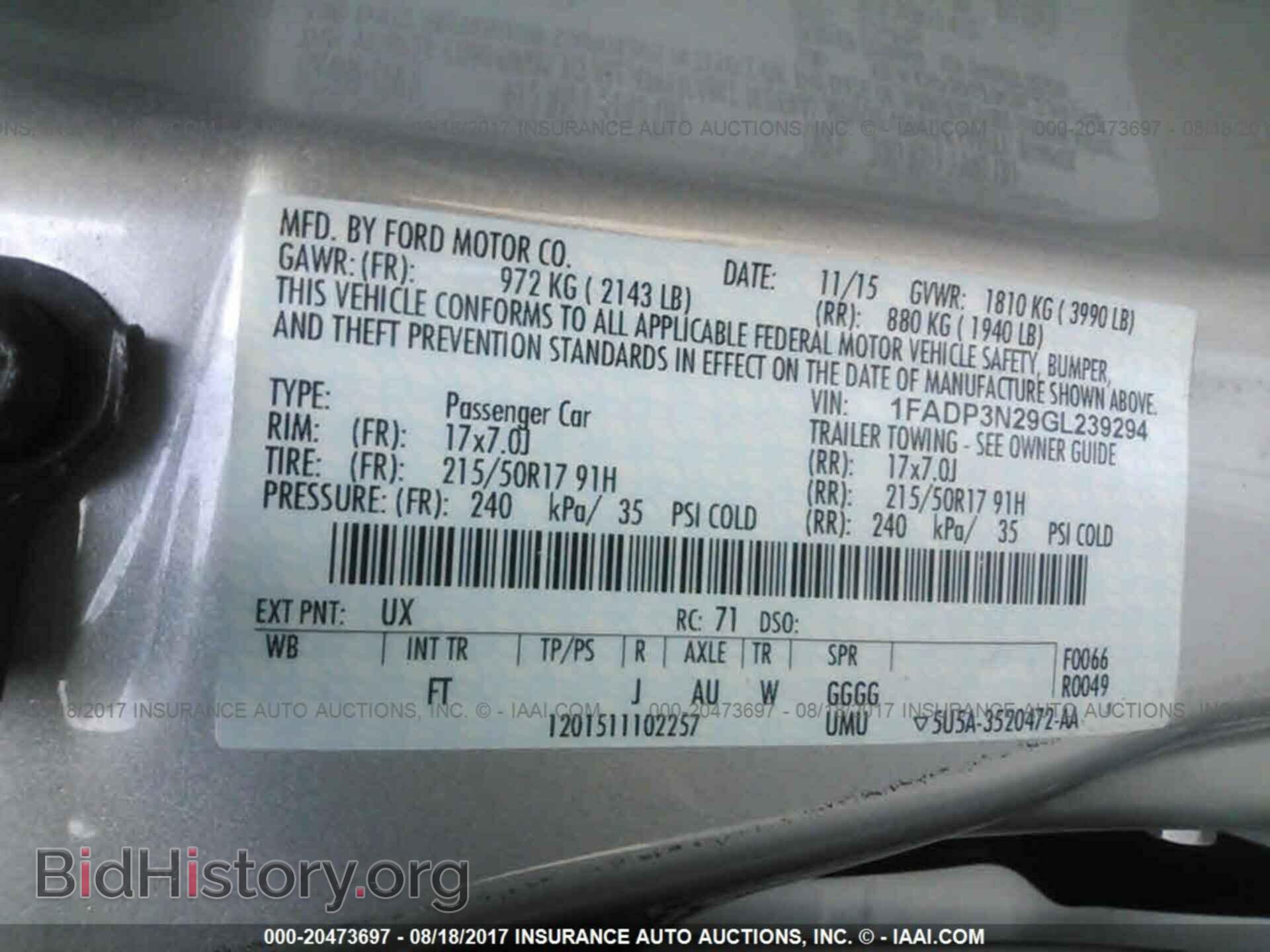 2016 Ford Focus - VIN: 1FADP3N29GL239294 - Photo 9