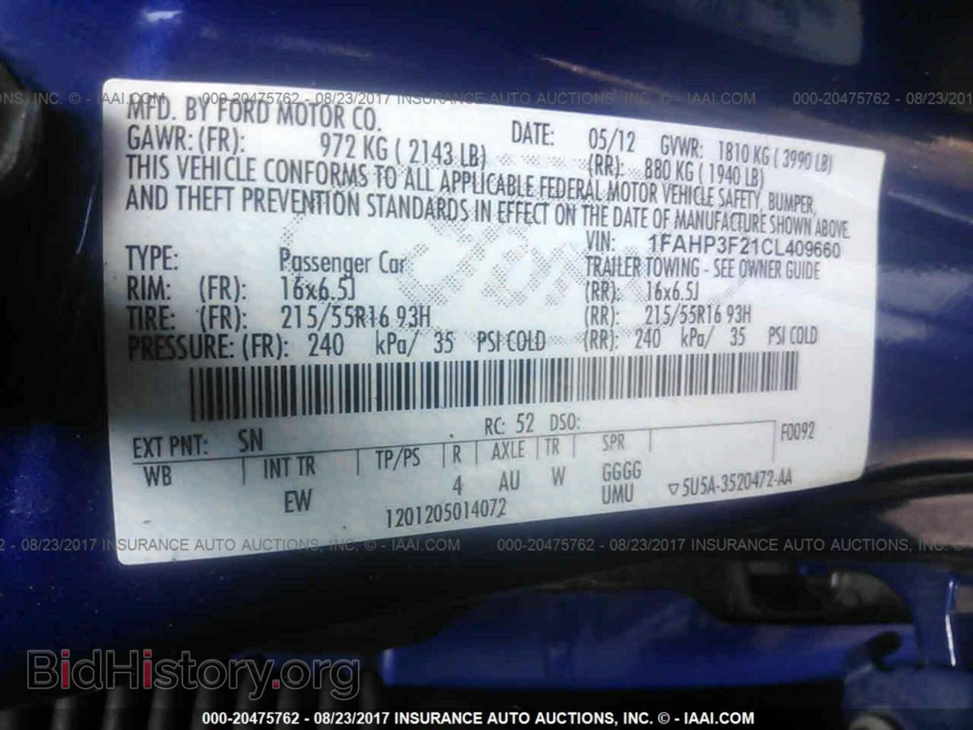 2012 Ford Focus - VIN: 1FAHP3F21CL409660 - Photo 9