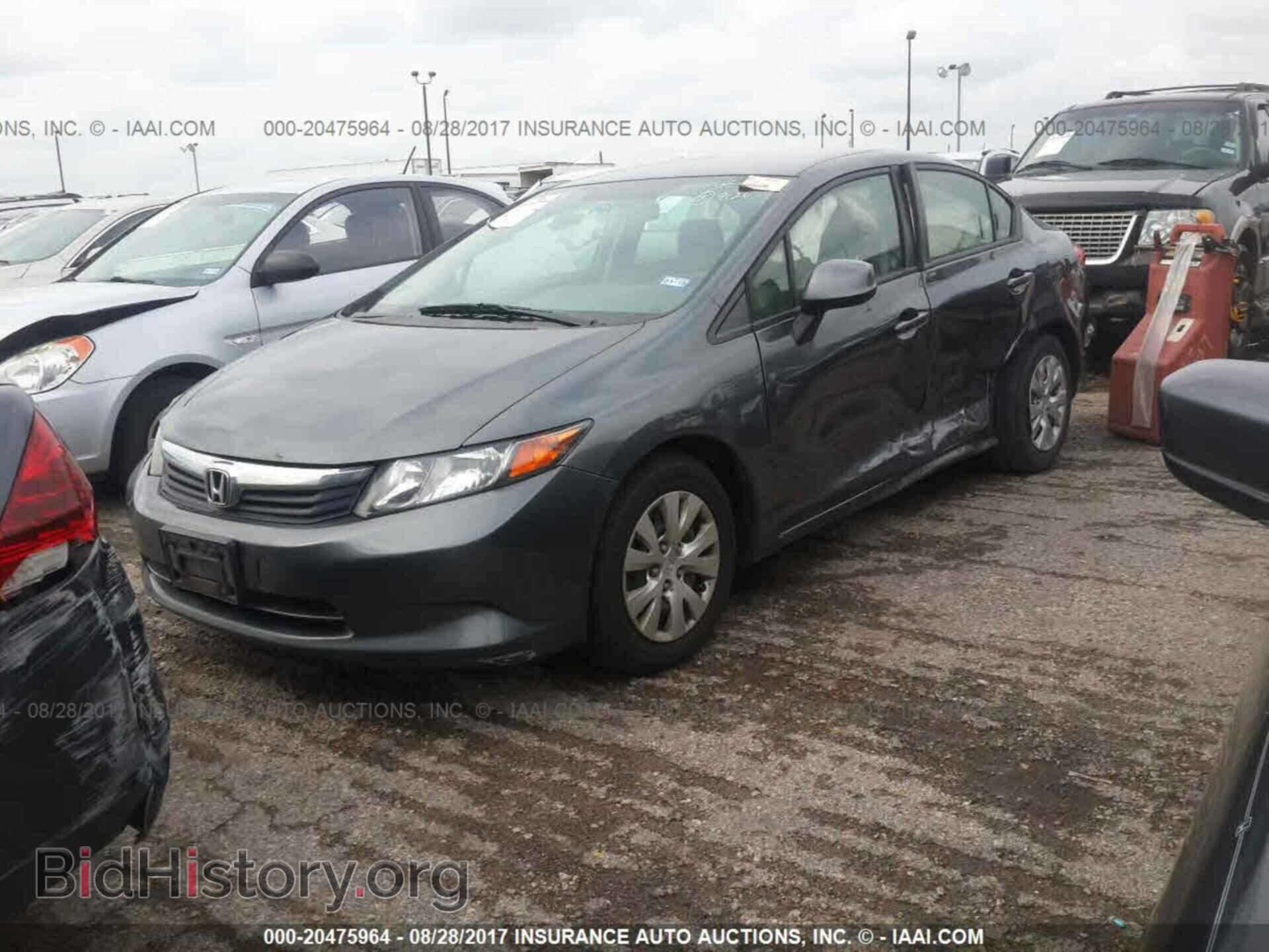 2012 Honda Civic - VIN: 2HGFB2F54CH324931 - Photo 2