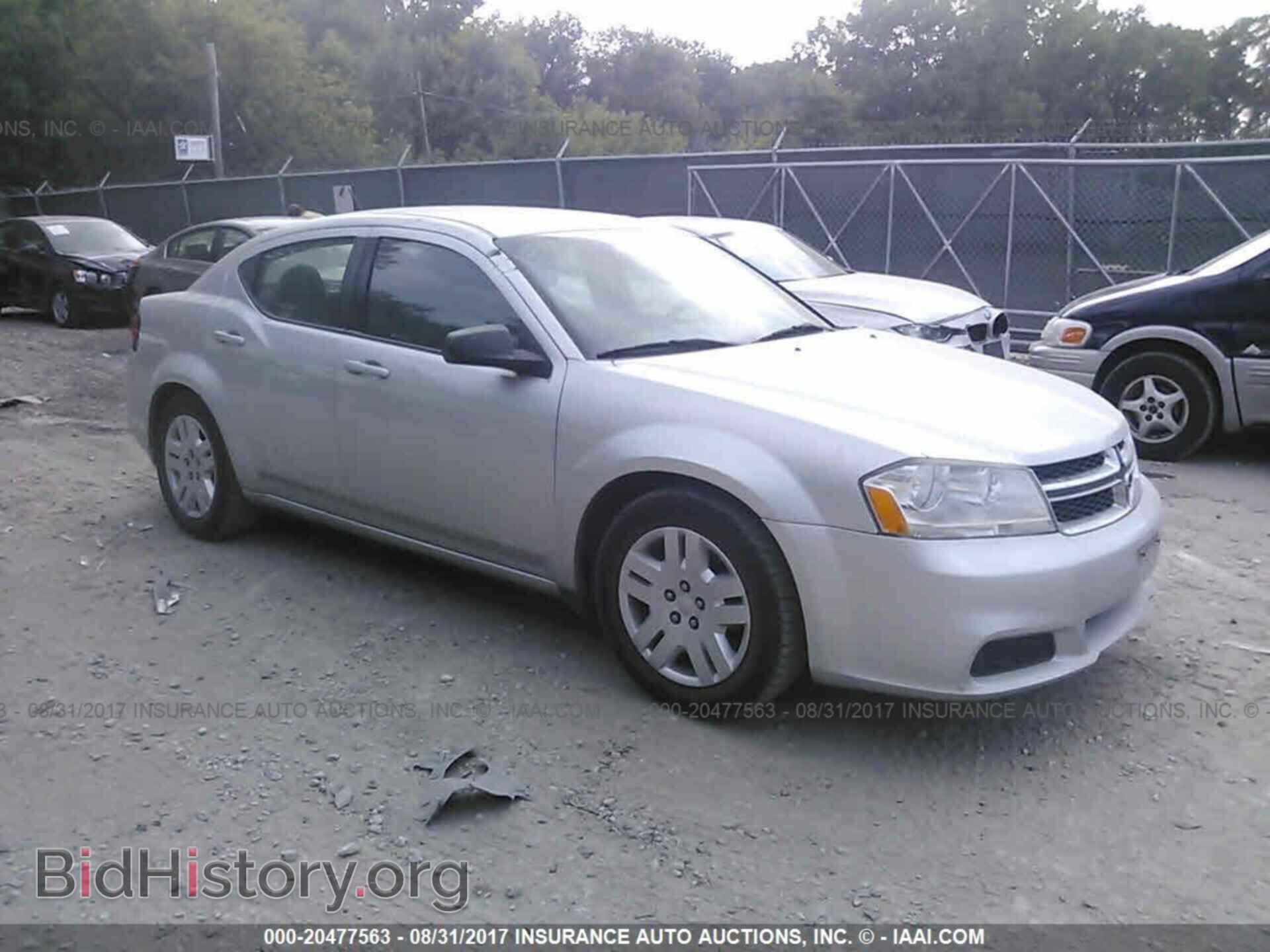 Photo 1C3CDZAB2CN325363 - Dodge Avenger 2012